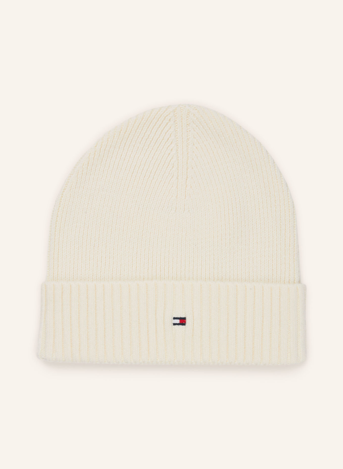 TOMMY HILFIGER Beanie: CREAM