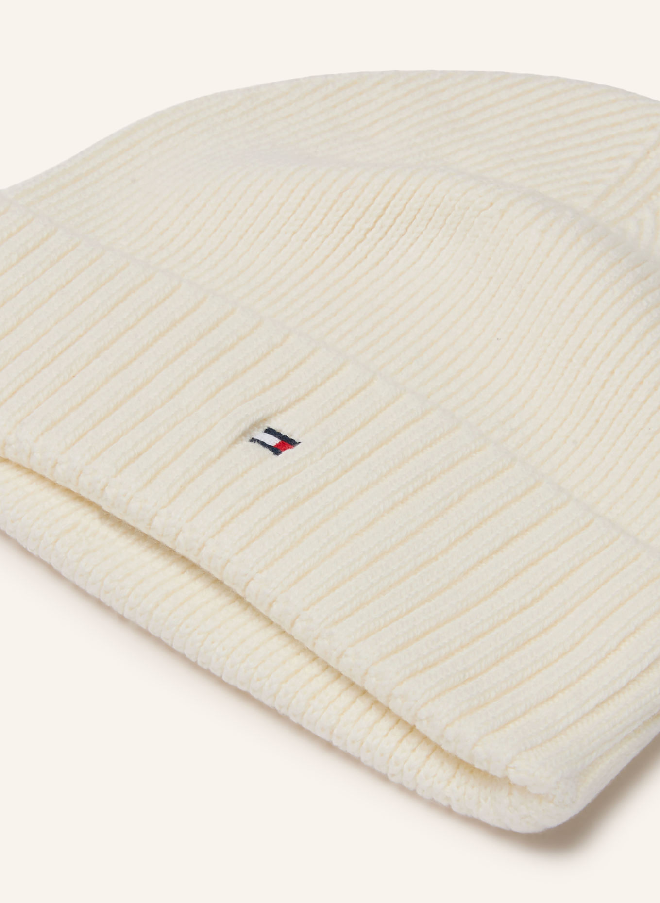 TOMMY HILFIGER Beanie: CREAM