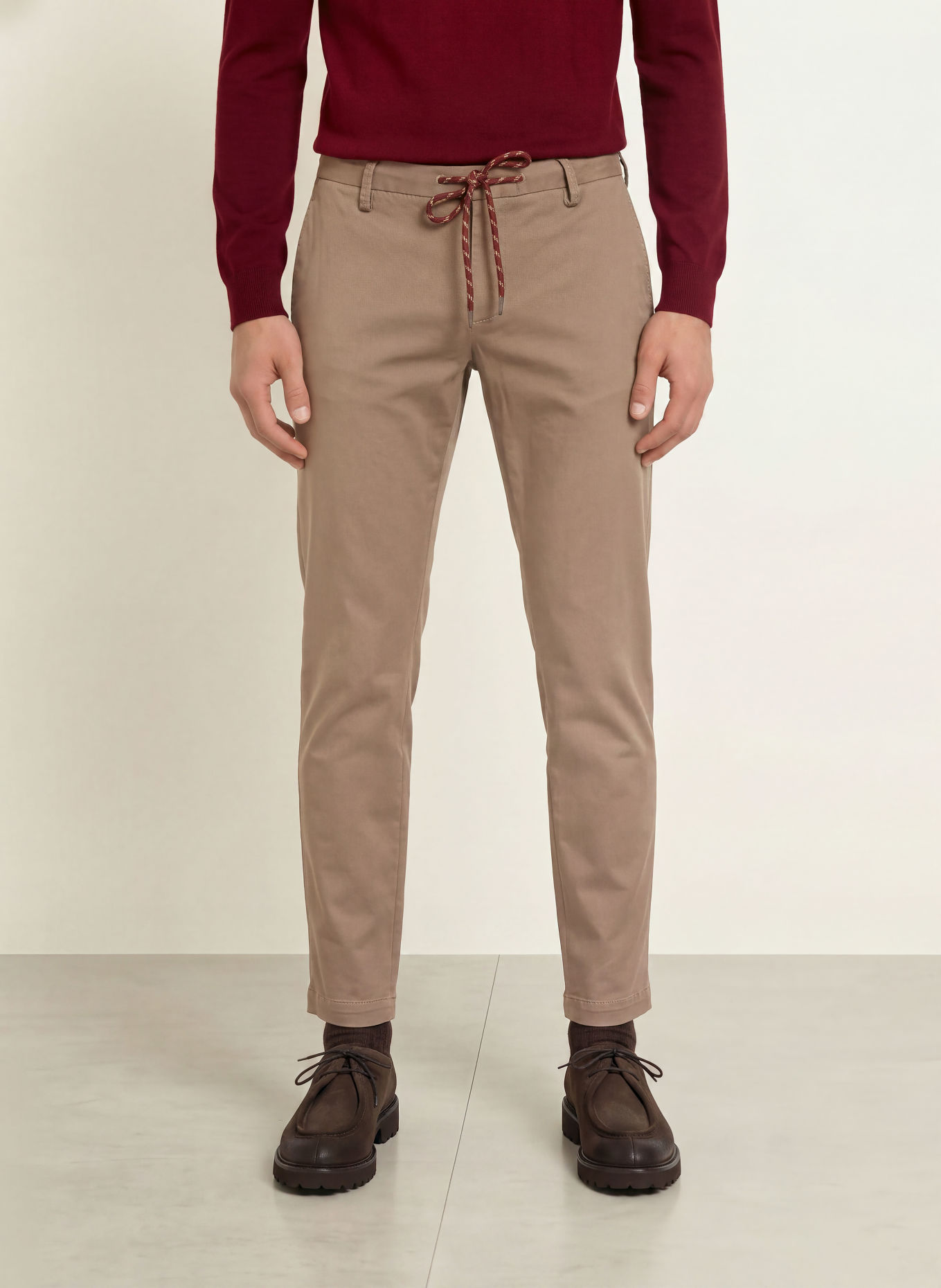 ALBERTO Pantaloni chino JUMP Slim Fit: MARO DESCHIS