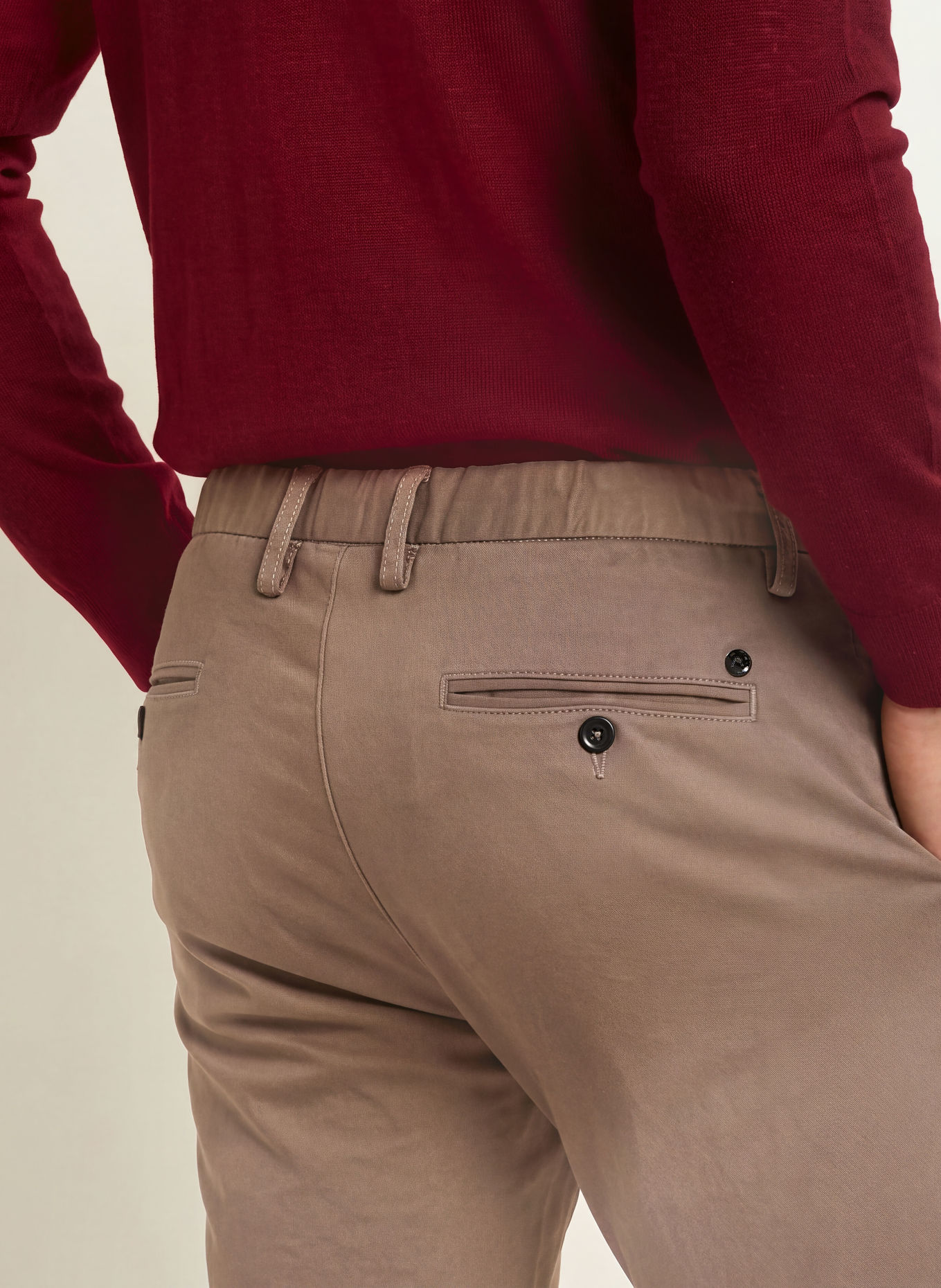 ALBERTO Pantaloni chino JUMP Slim Fit: MARO DESCHIS