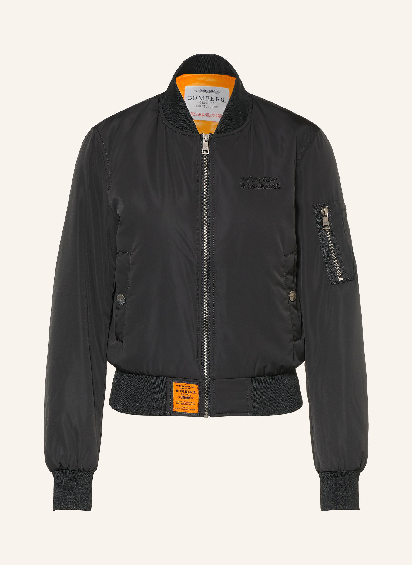 BOMBERS ORIGINAL Blouson: SCHWARZ