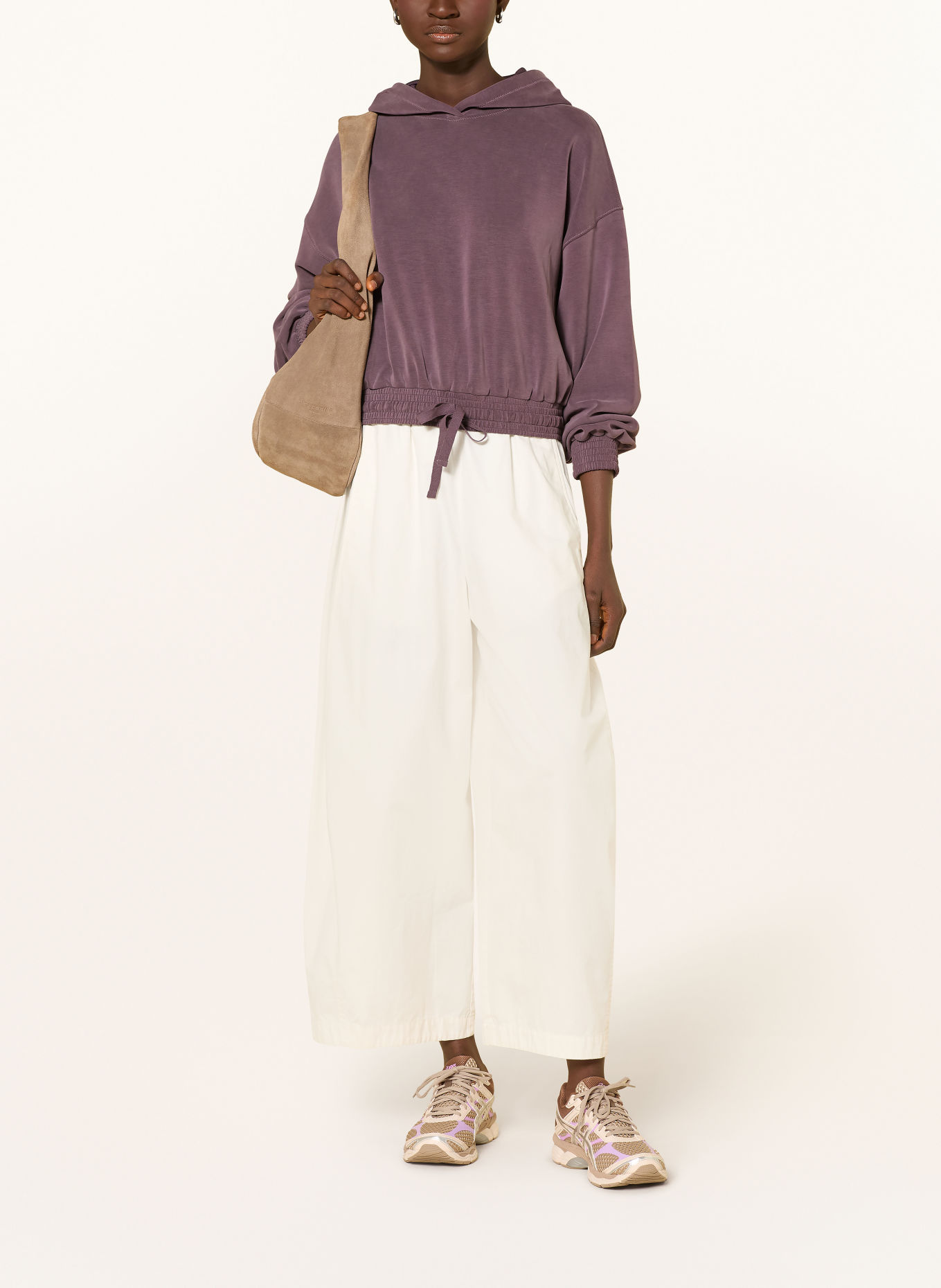 Sweaty Betty Hoodie SAND WASH: DONKERPAARS