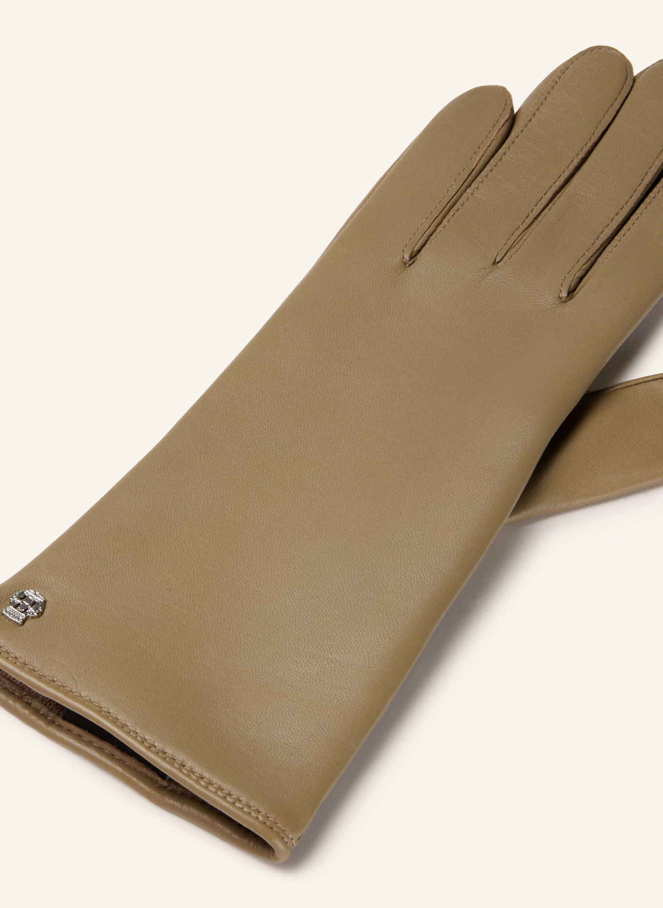 ROECKL Leren handschoenen HAMBURG: TAUPE
