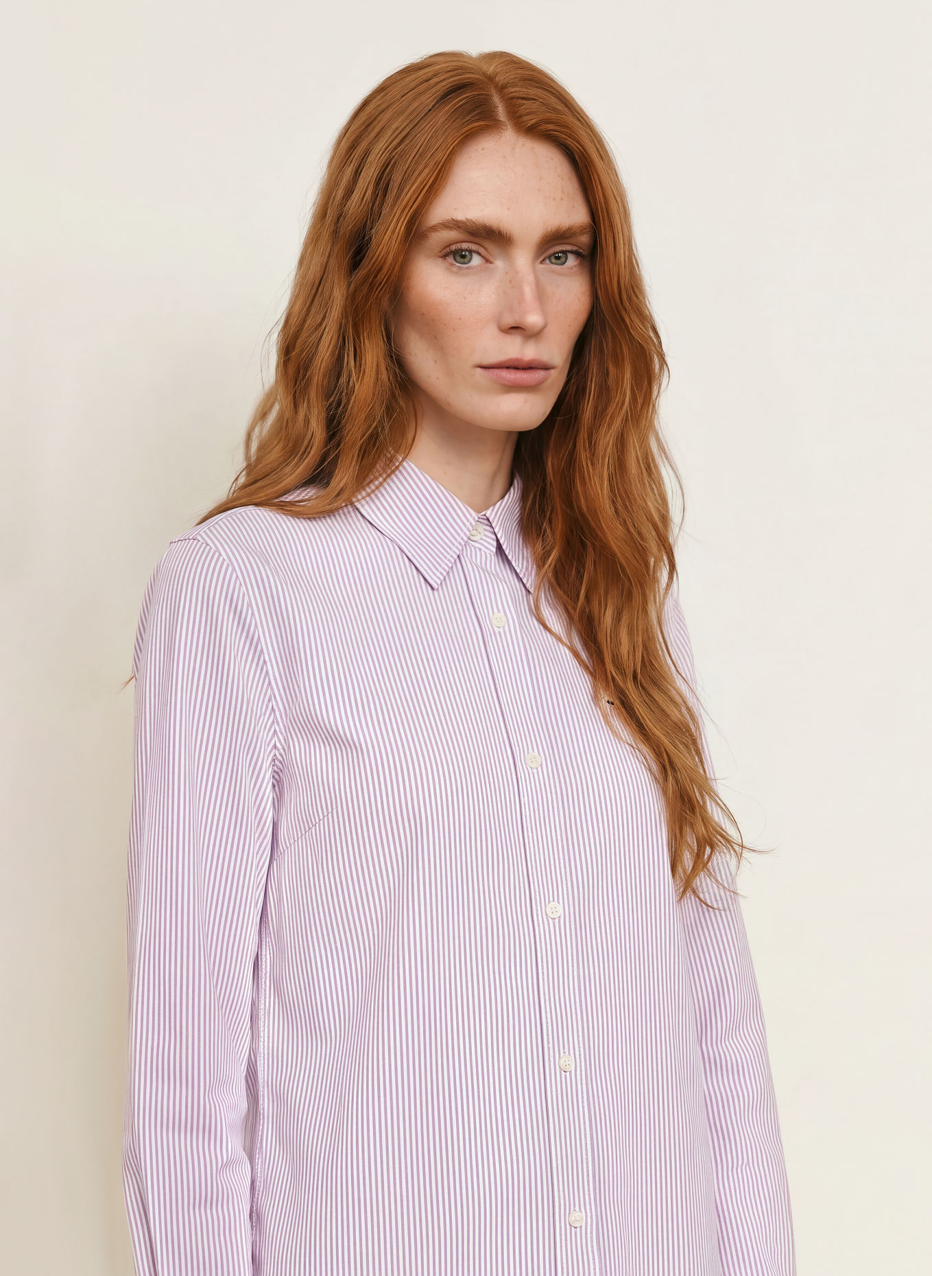 TOMMY HILFIGER overhemdblouse: DONKERROOD / WIT