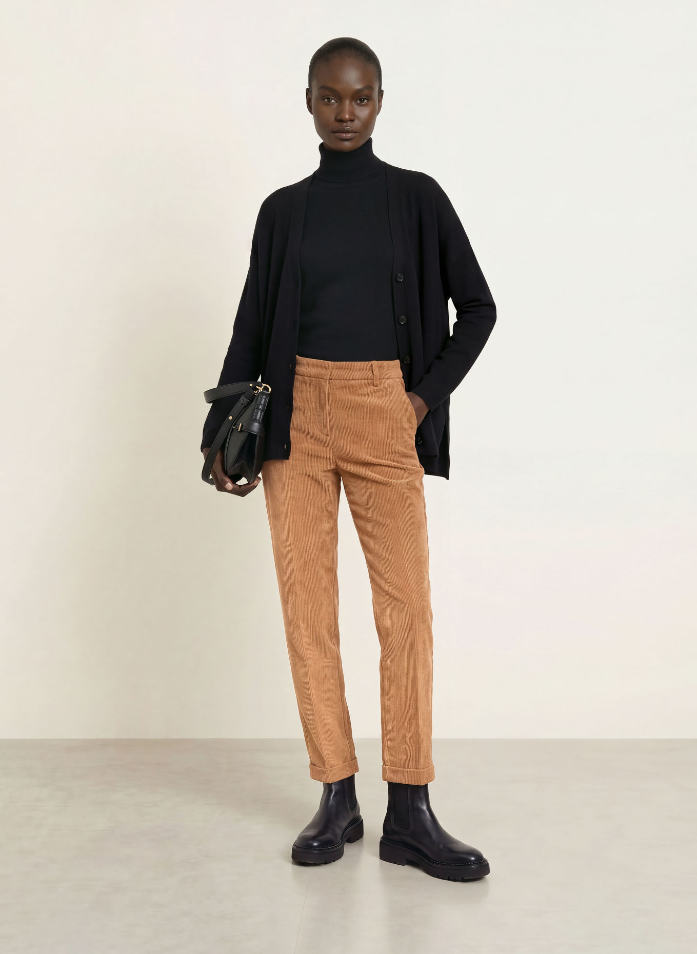 CAMBIO Cordhose KRYSTAL: COGNAC