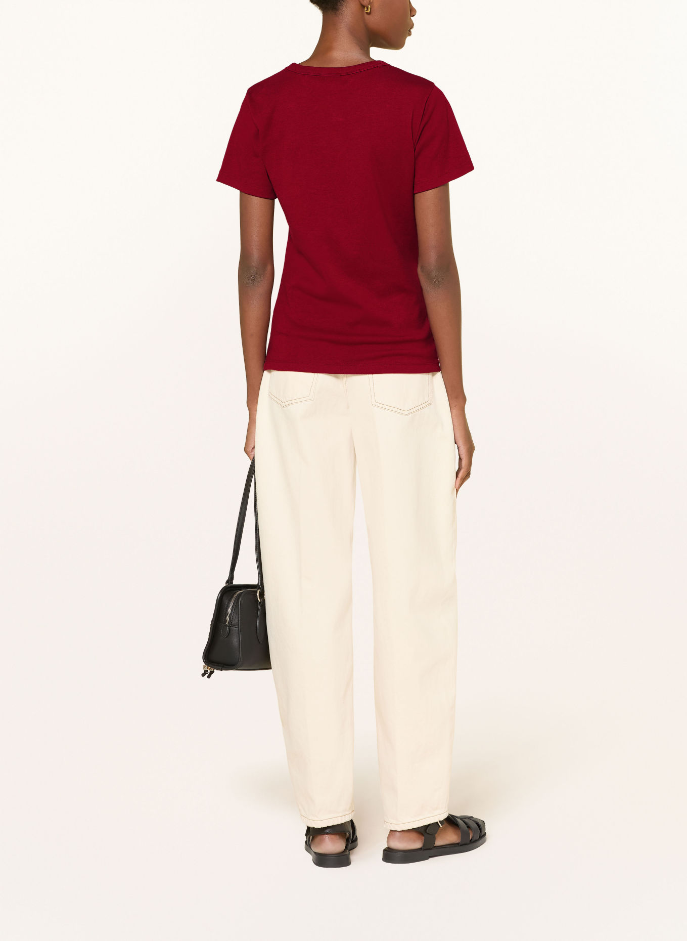 HUGO DELORIS T-shirt: DARK RED