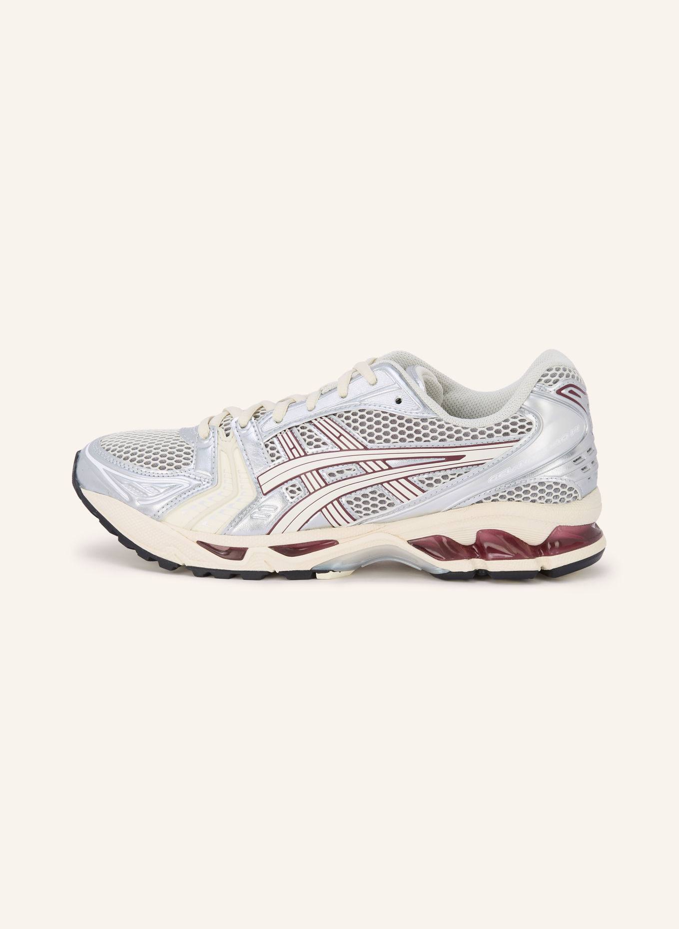 ASICS Sneakersy GEL-KAYANO™ 14: SREBRNY / KREMOWY / CIEMNOCZERWONY