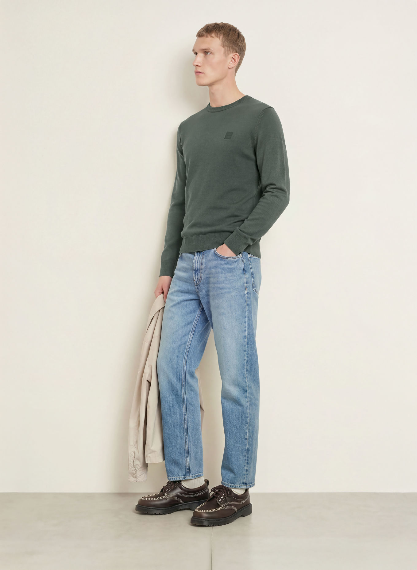 BOSS Pullover KANOVANO: PETROL