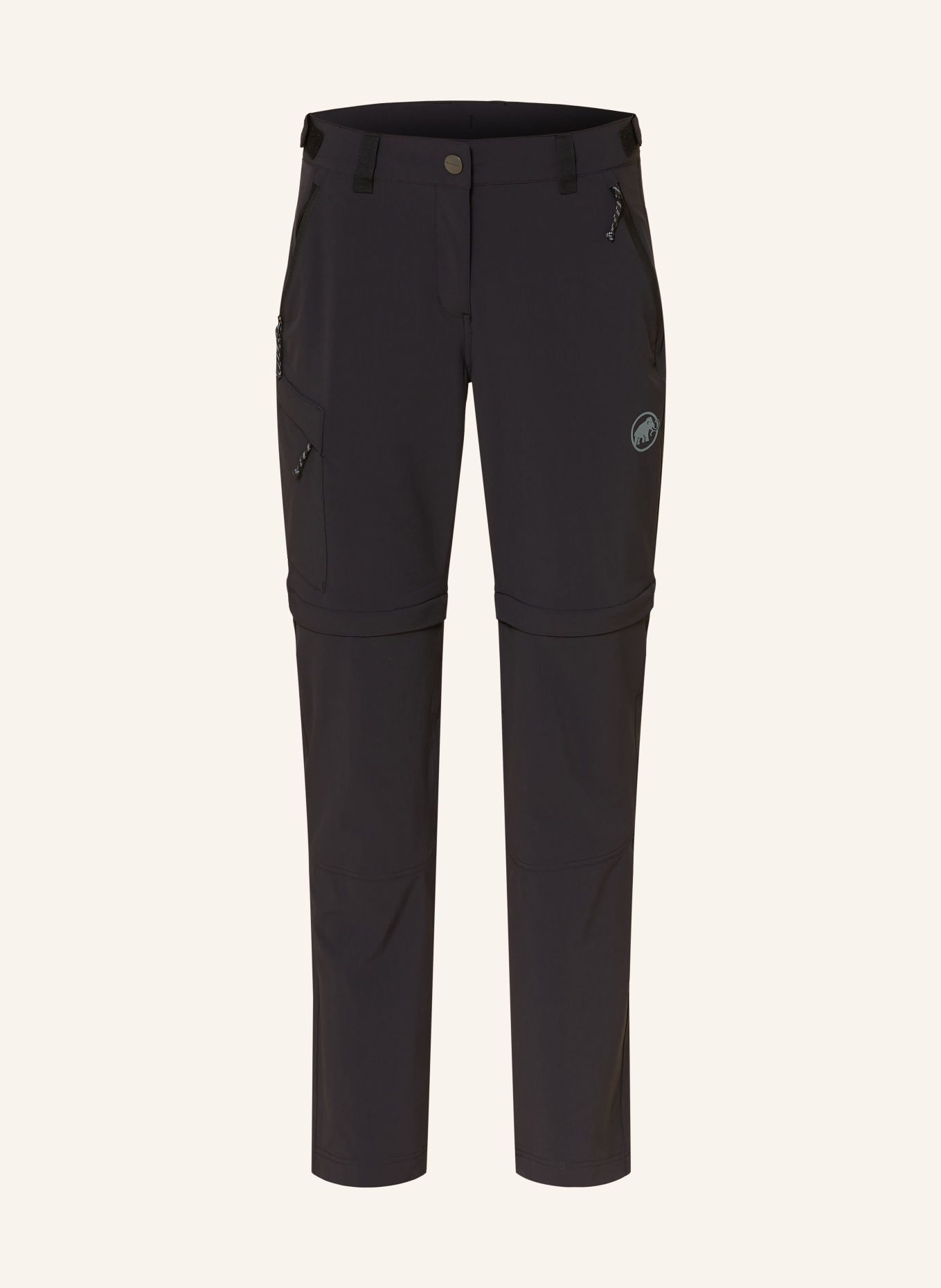 MAMMUT RUNBOLD IV zip-off trousers: BLACK
