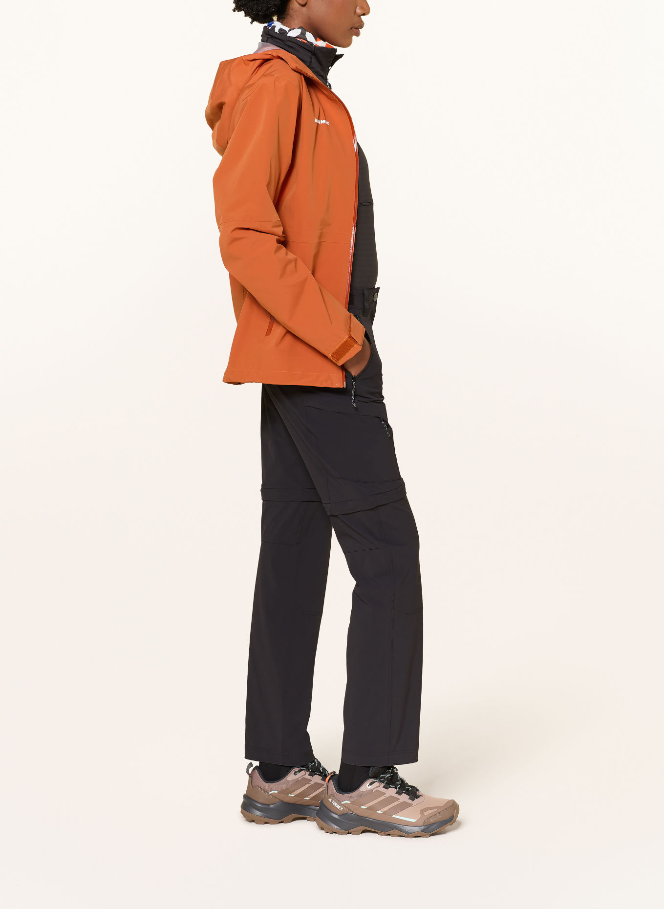 MAMMUT RUNBOLD IV zip-off trousers: BLACK