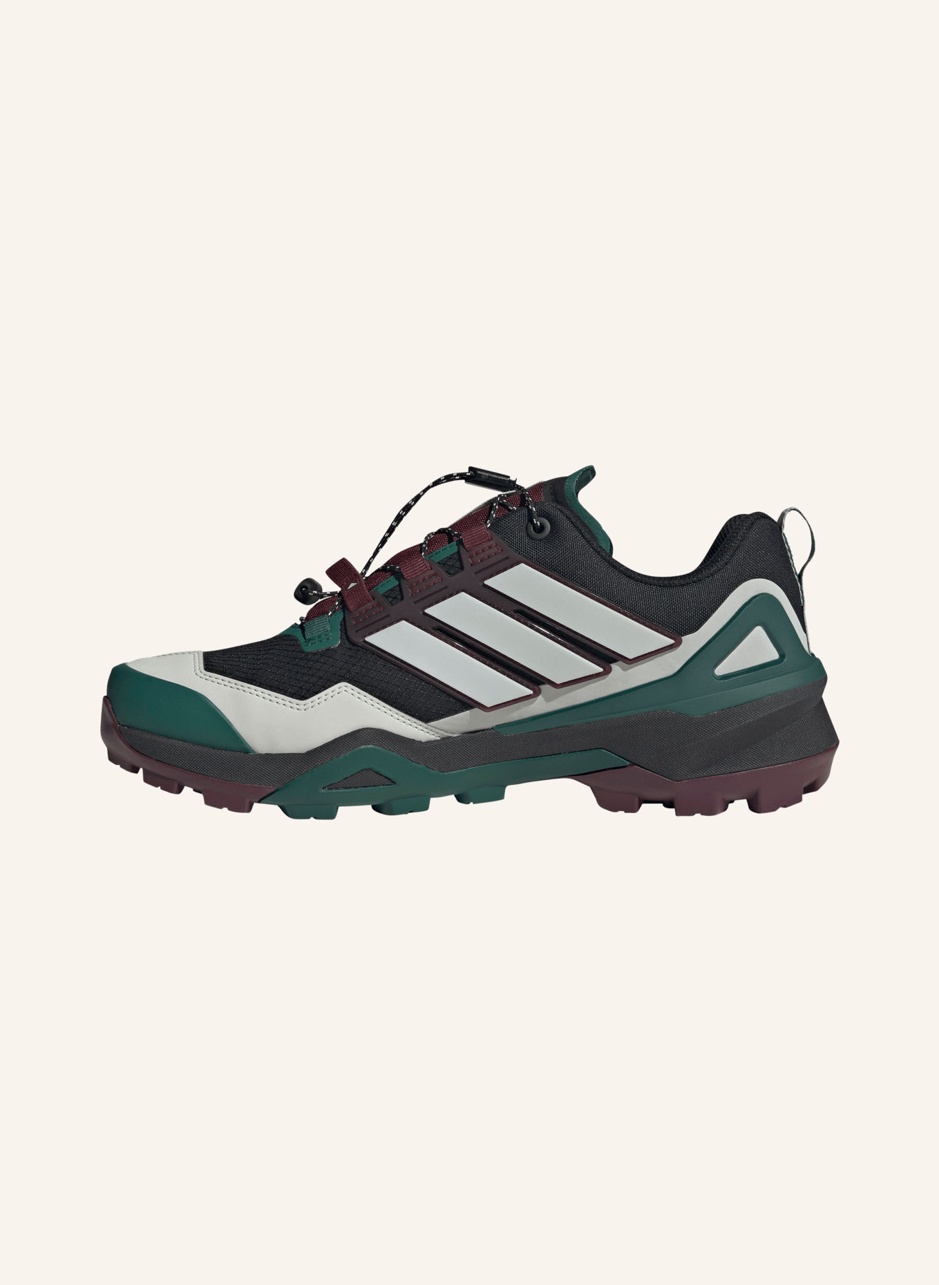 adidas TERREX Wanderschuhe TERREX SKYCHASER GTX: SCHWARZ / DUNKELROT / DUNKELGRÜN
