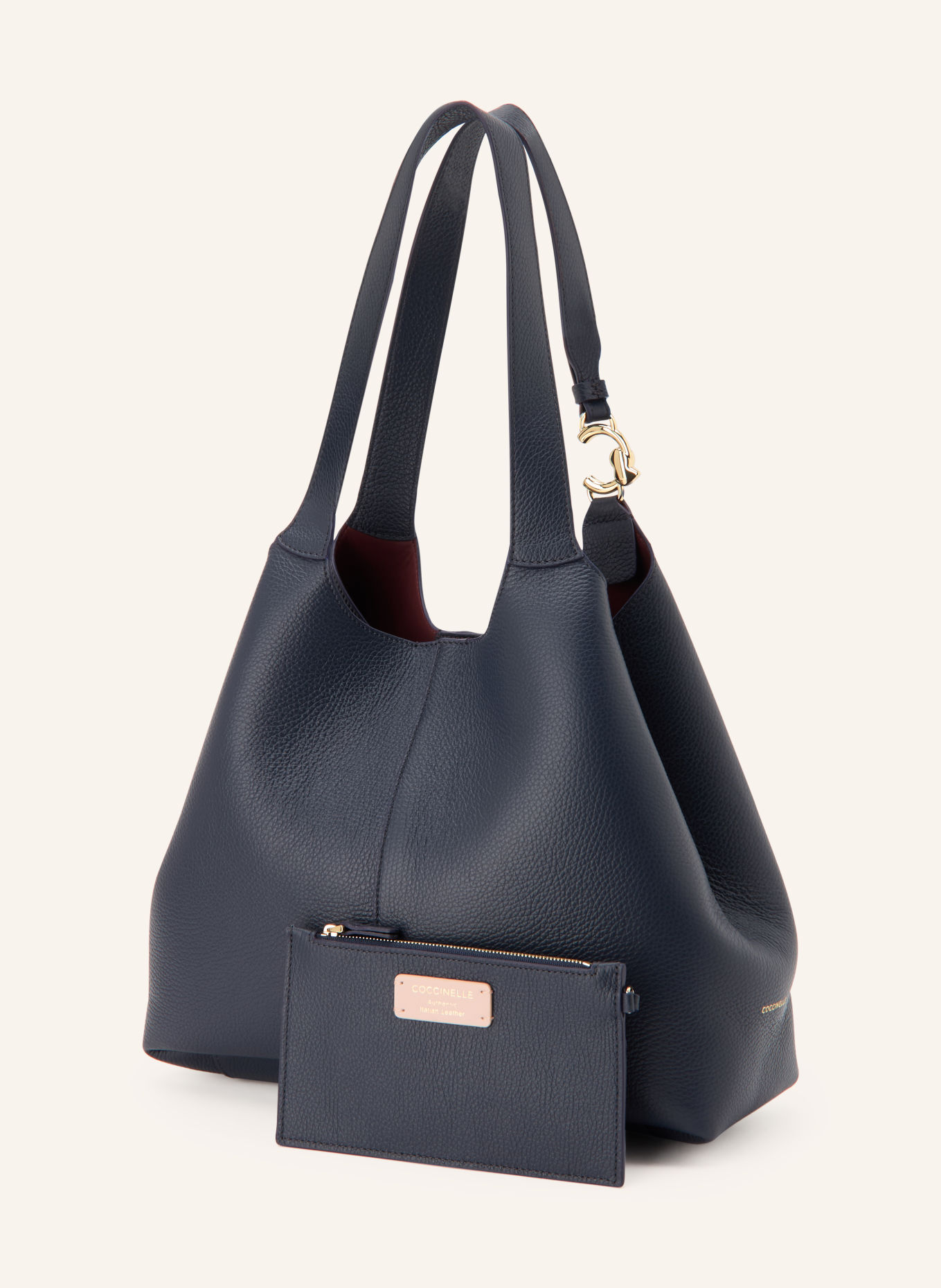COCCINELLE Shoppers with removable Pouch: DARK BLUE