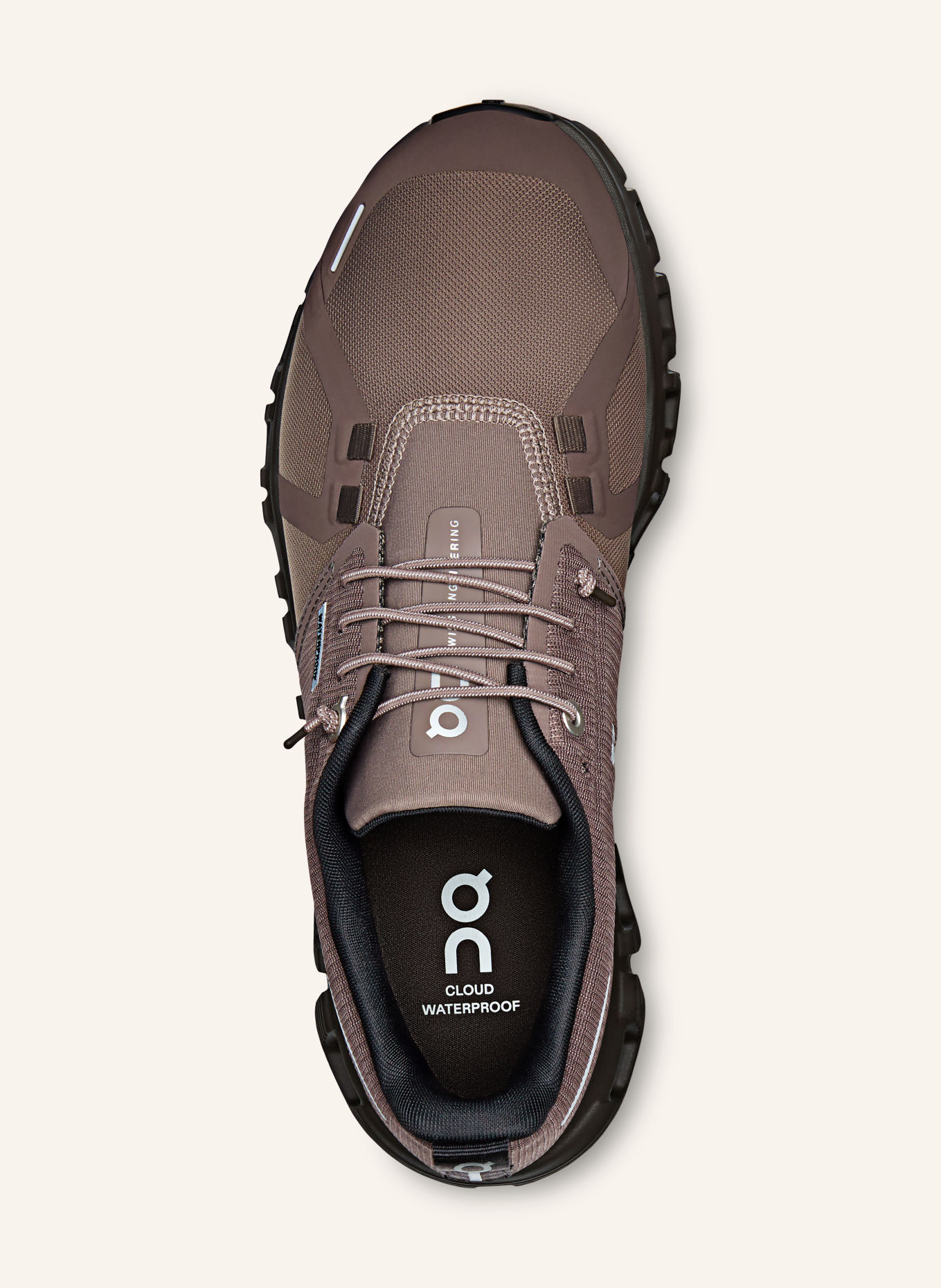 On Sneaker CLOUD 6 WP: TAUPE