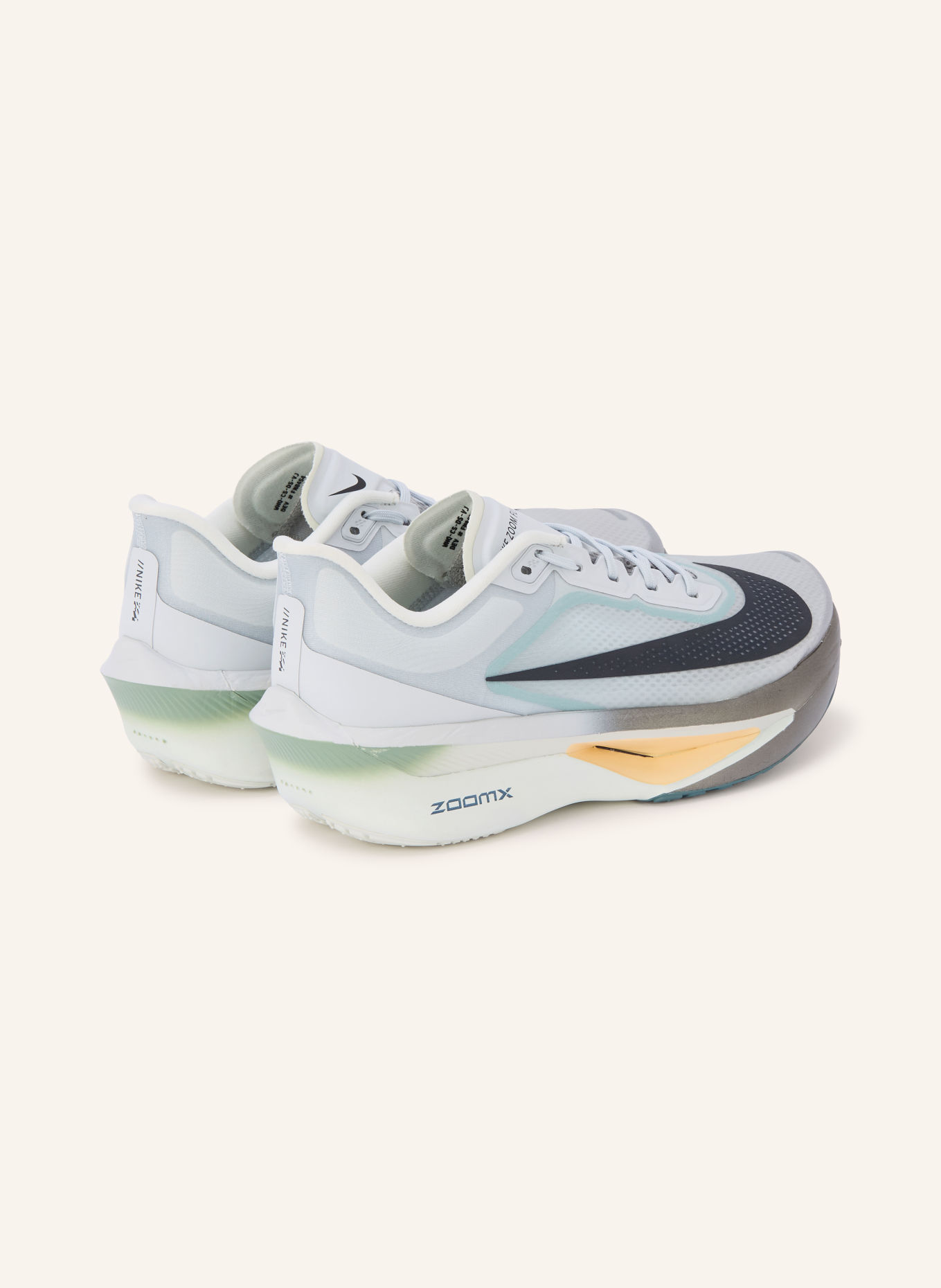 Nike Running shoes ZOOM FLY 6: LIGHT GRAY / BLUE GRAY / BLACK
