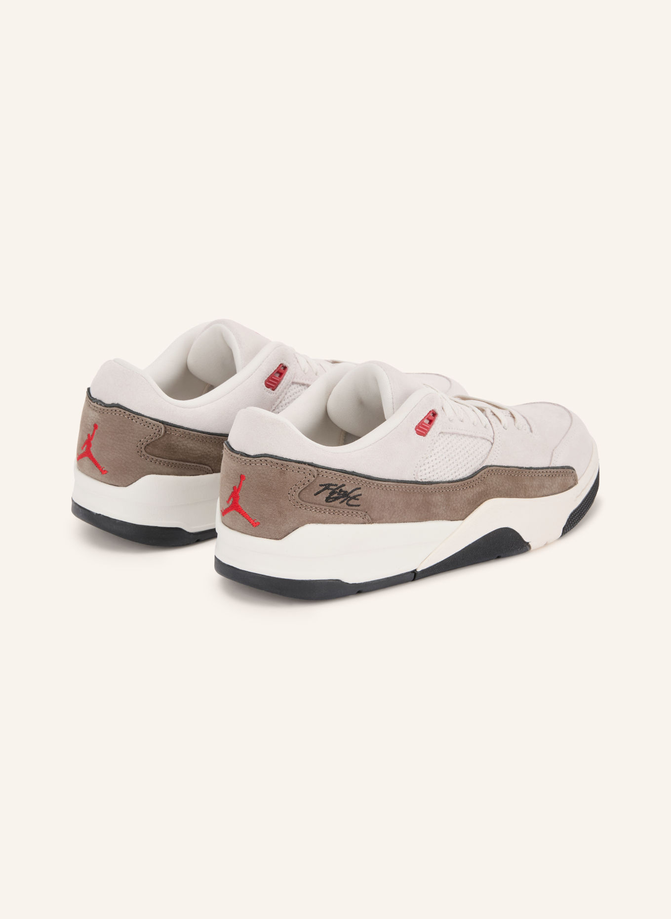 JORDAN Sneakers JORDAN FLIGHT COURT: ECRU / GRIJS / ROOD
