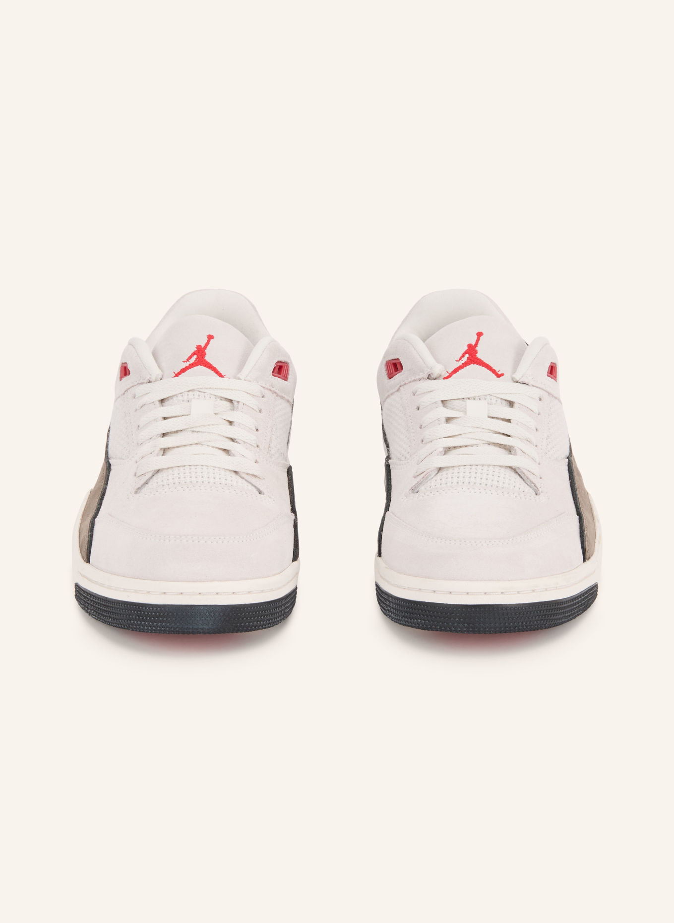 JORDAN Sneakers JORDAN FLIGHT COURT: ECRU / GRIJS / ROOD