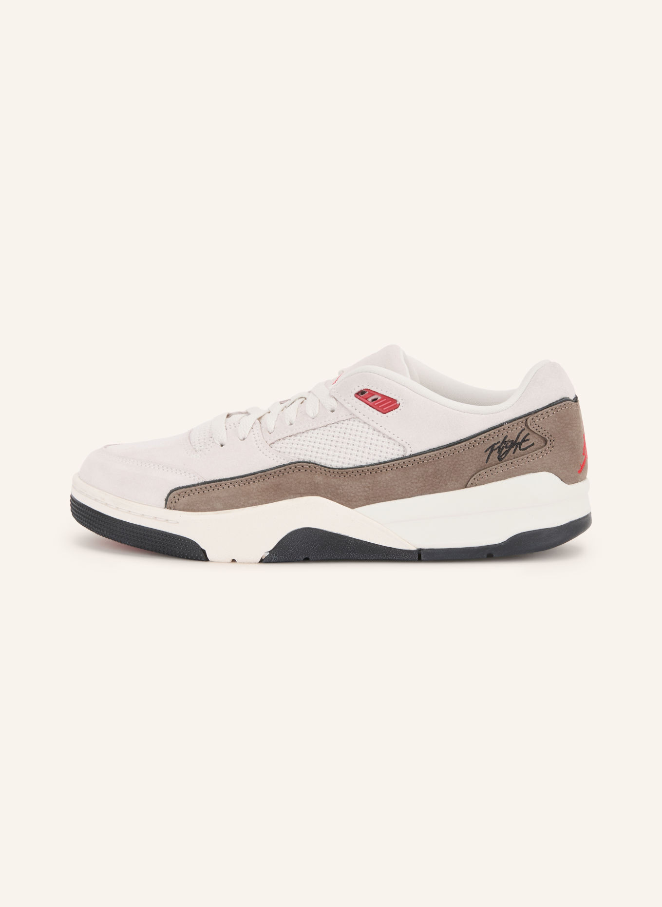 JORDAN Sneakers JORDAN FLIGHT COURT: ECRU / GRIJS / ROOD