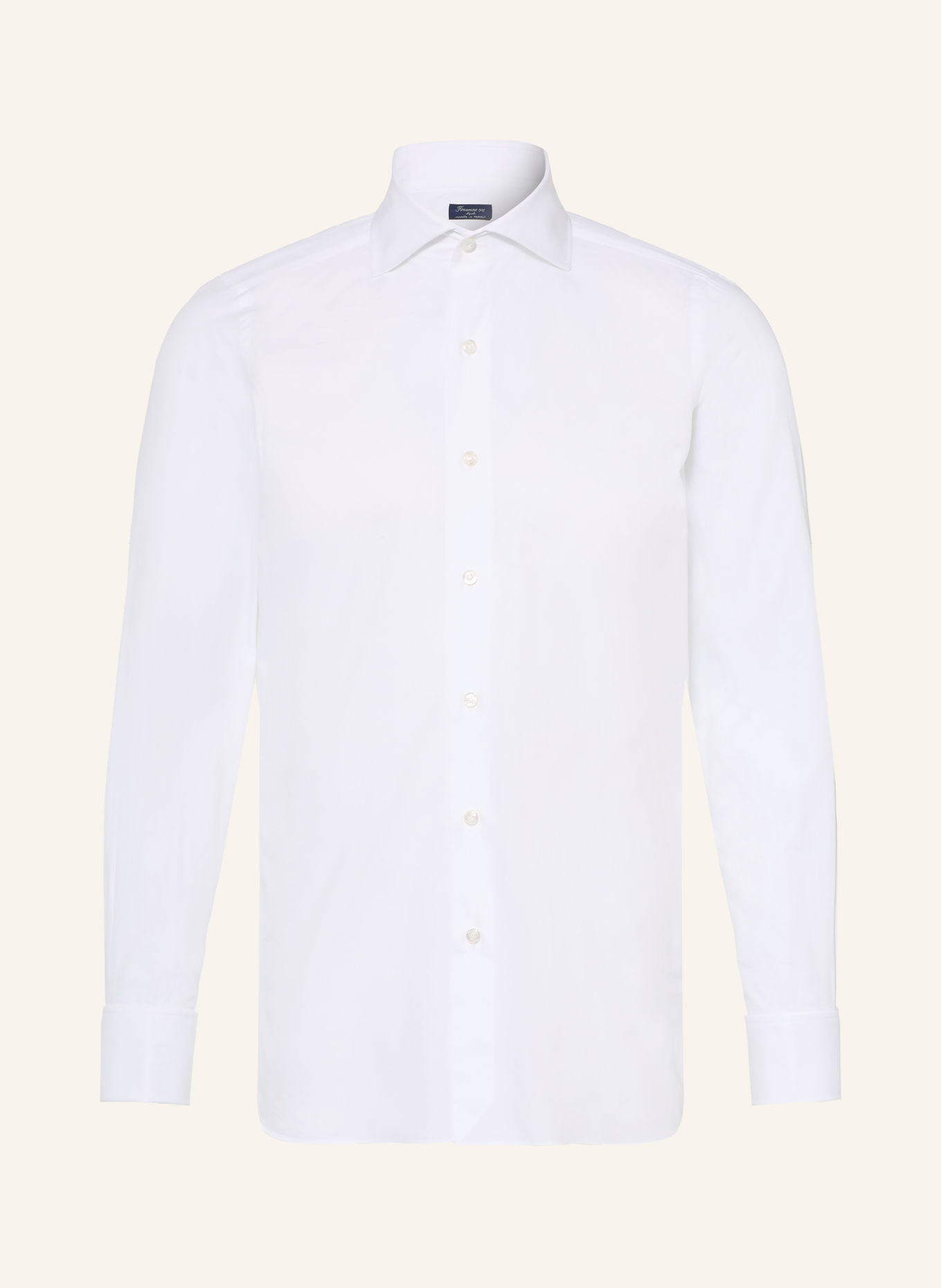 FINAMORE 1925 Hemd NAPOLI EDUARDO Regular Fit: WEISS