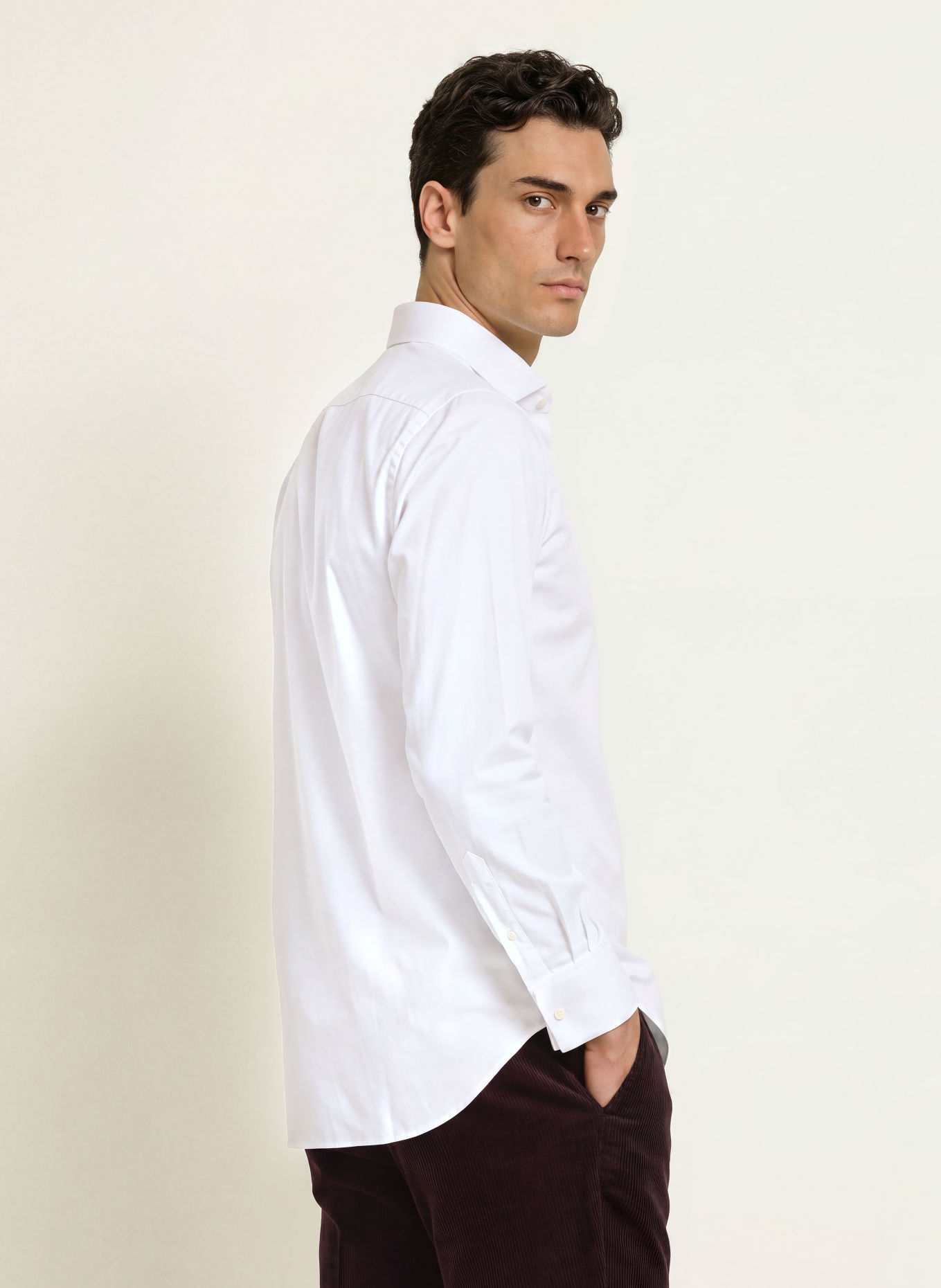 FINAMORE 1925 Hemd NAPOLI EDUARDO Regular Fit: WEISS