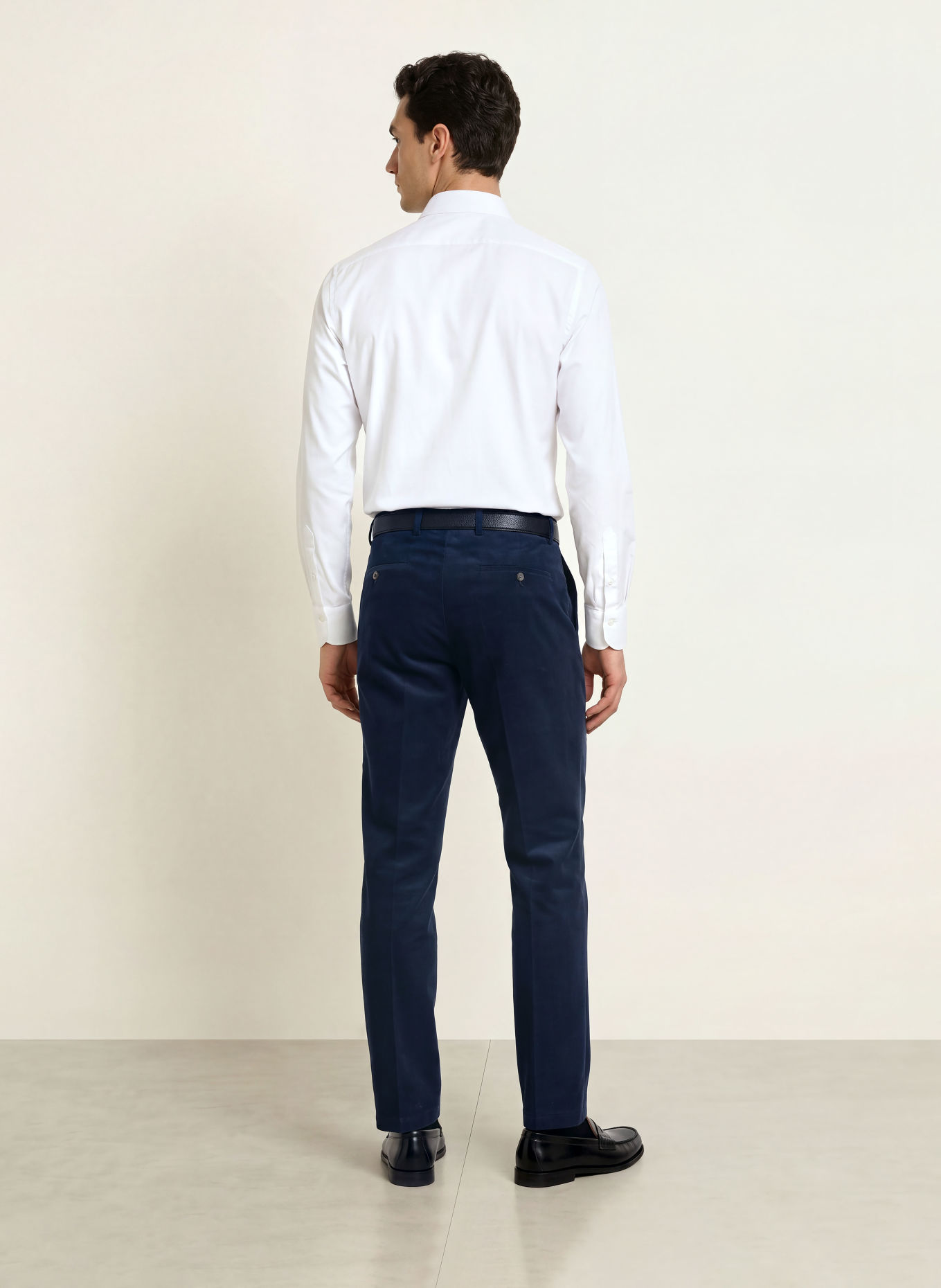 FINAMORE 1925 Oxford-overhemd NAPOLI EDUARDO Regular Fit: WIT