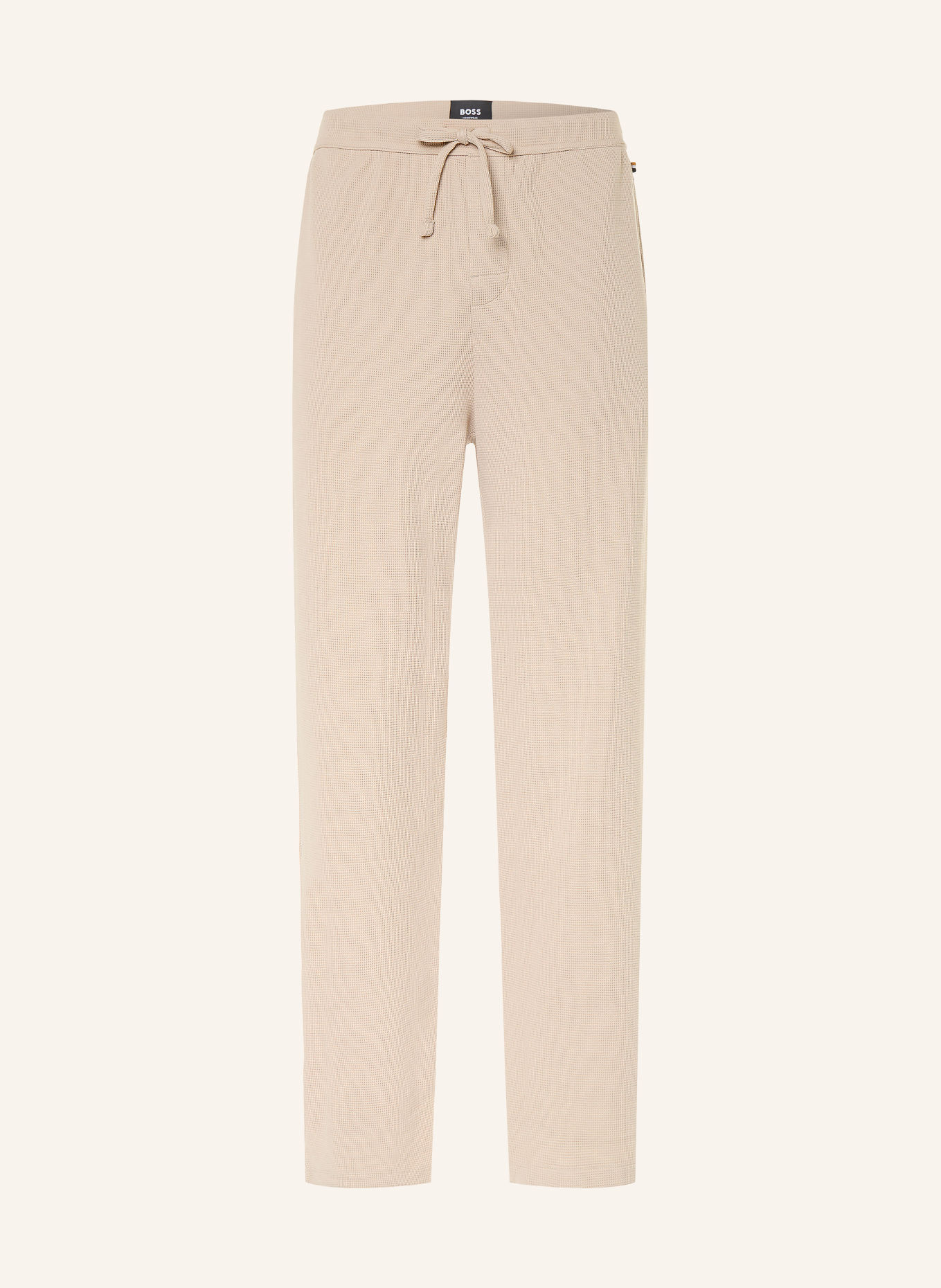 BOSS Pantalon de pyjama WAFFLE: BEIGE