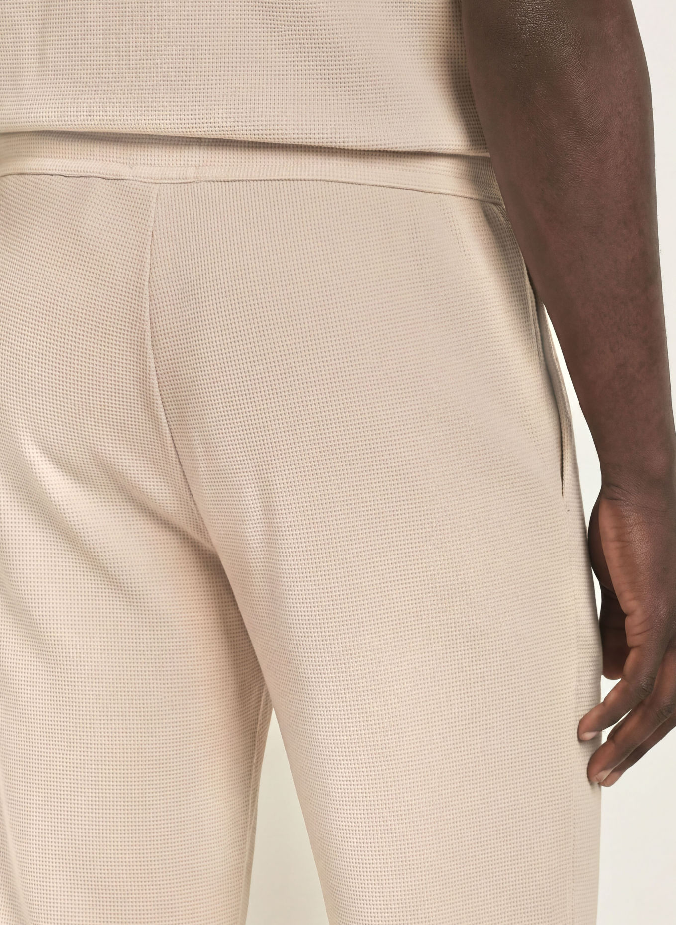 BOSS Pantalon de pyjama WAFFLE: BEIGE