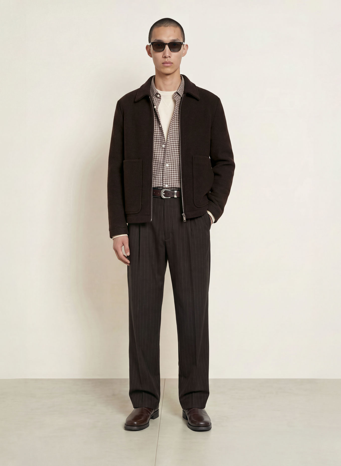 NN.07 Overjacket GAEL: DUNKELBRAUN