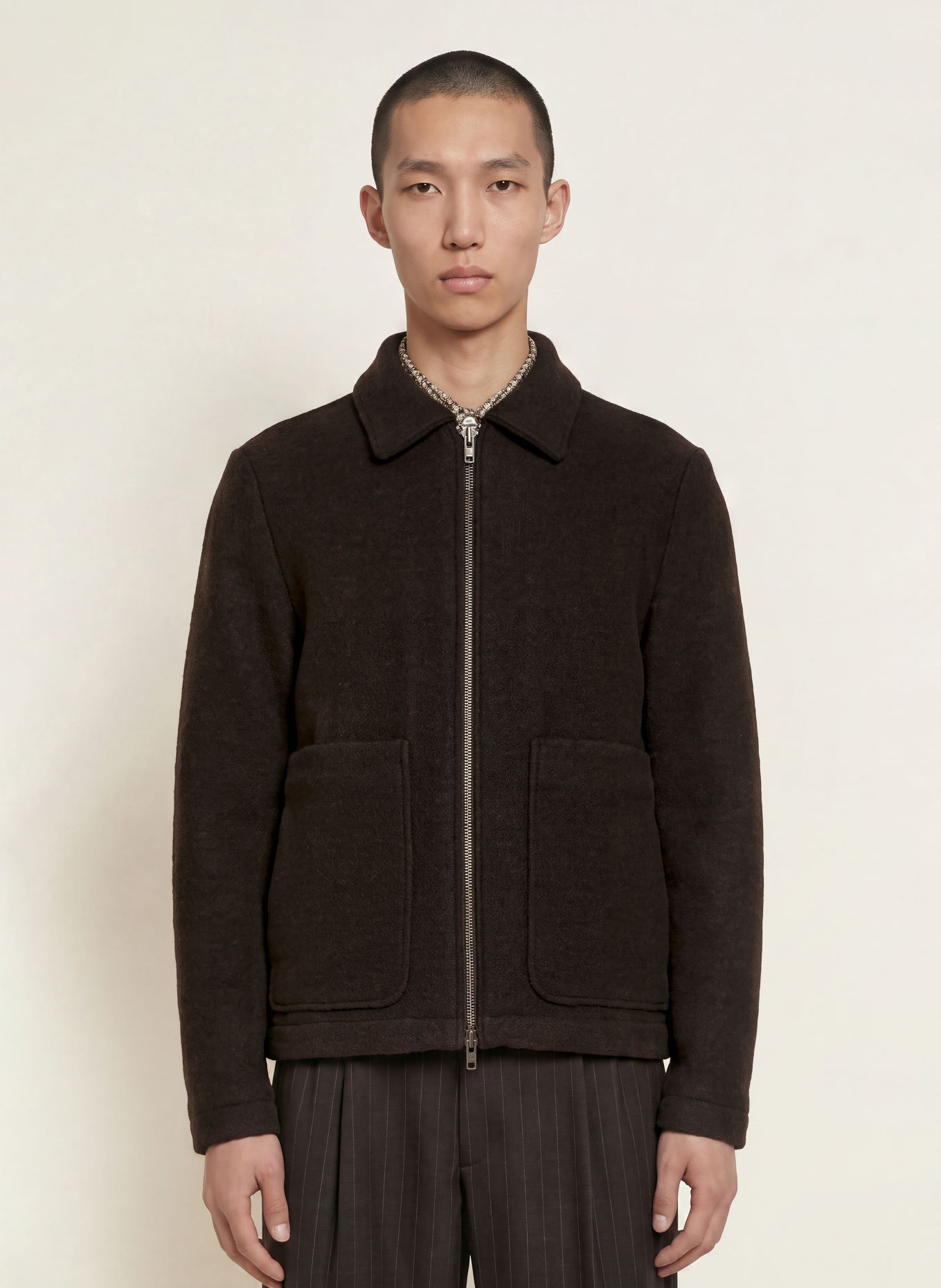 NN.07 Overjacket GAEL: DUNKELBRAUN