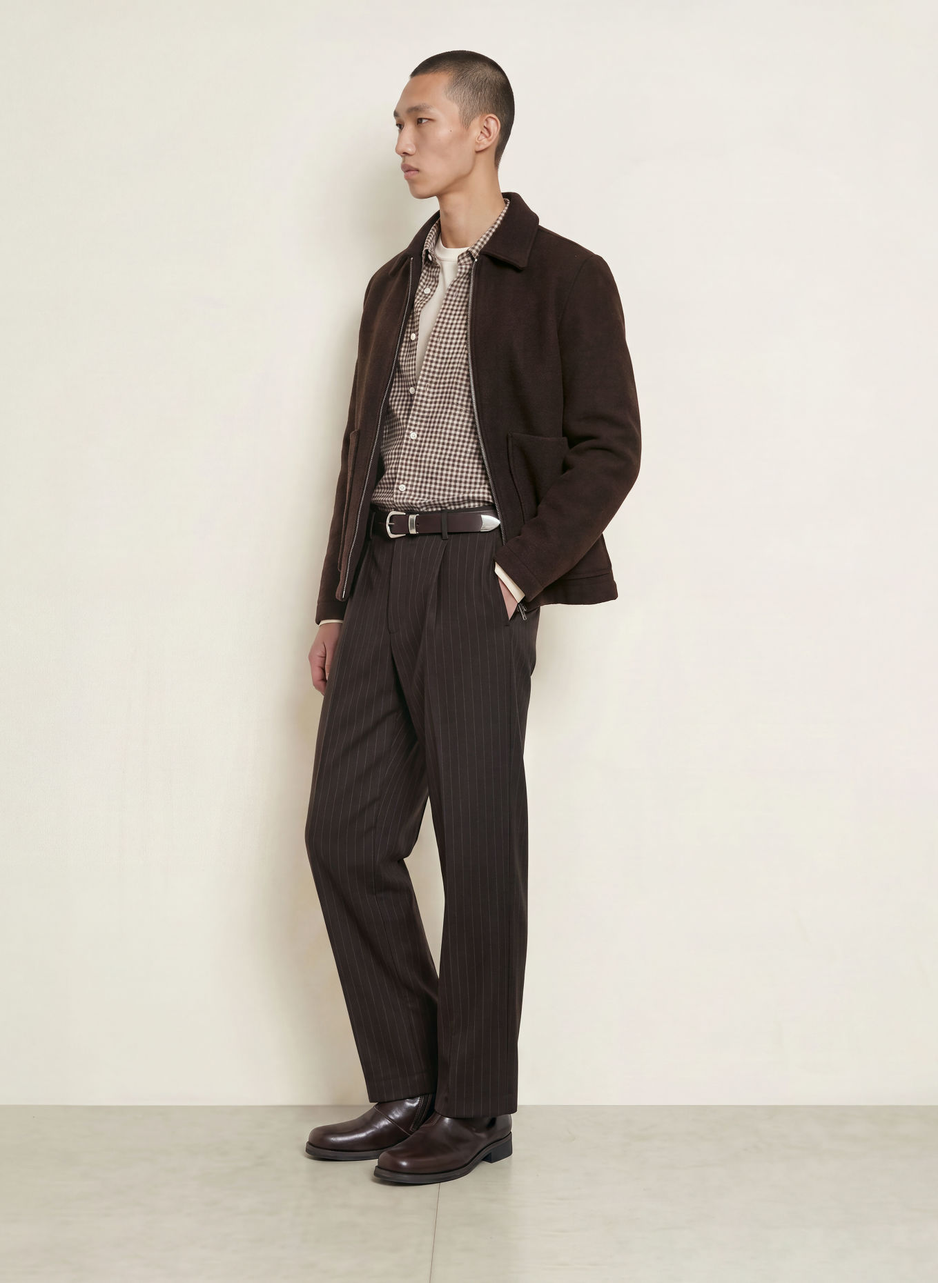 NN.07 Overjacket GAEL: DUNKELBRAUN