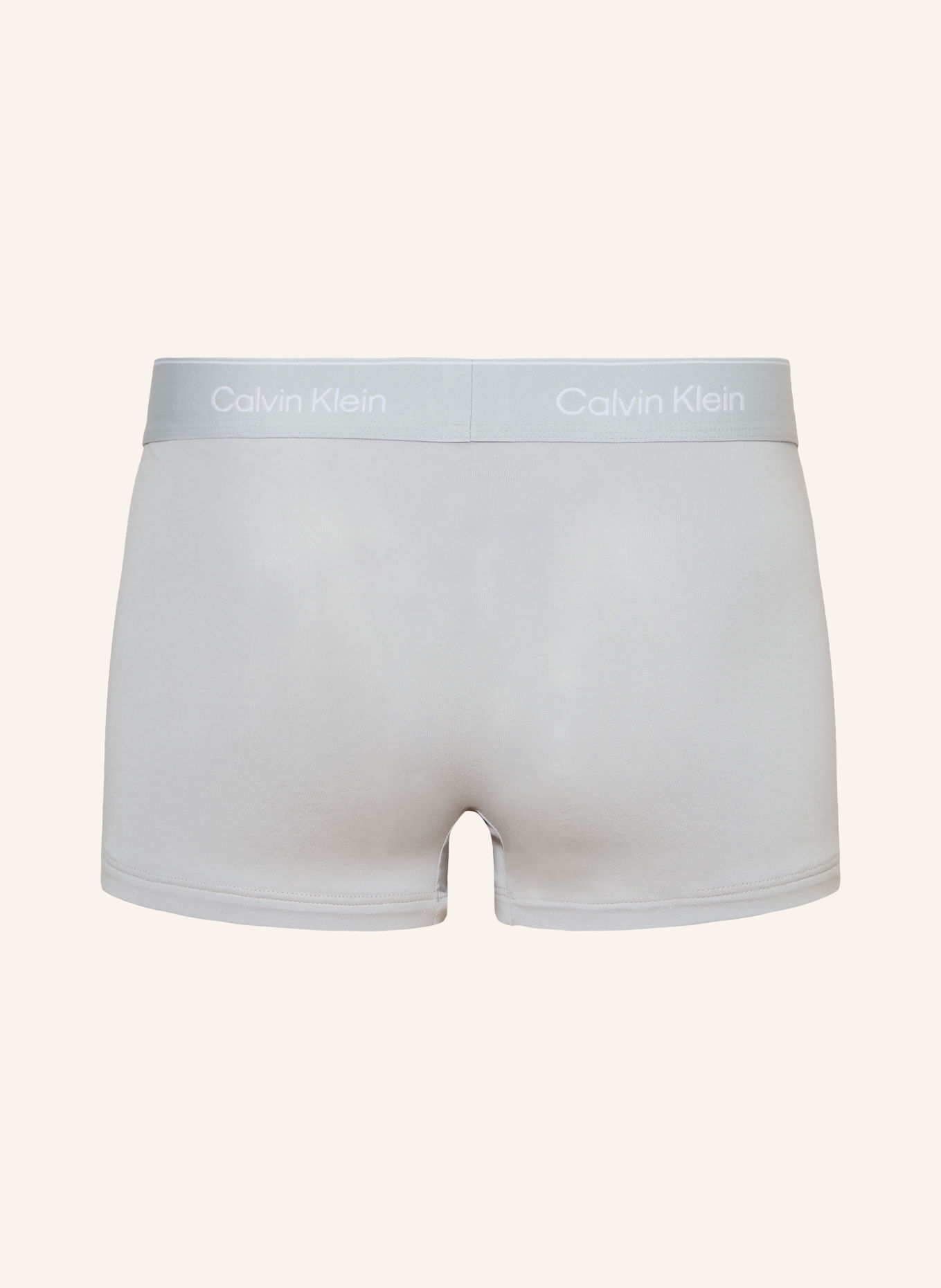 Calvin Klein 3-pack boxershorts ICON COTTON STRETCH Low Rise: PAARS / LICHTGRIJS / ZWART