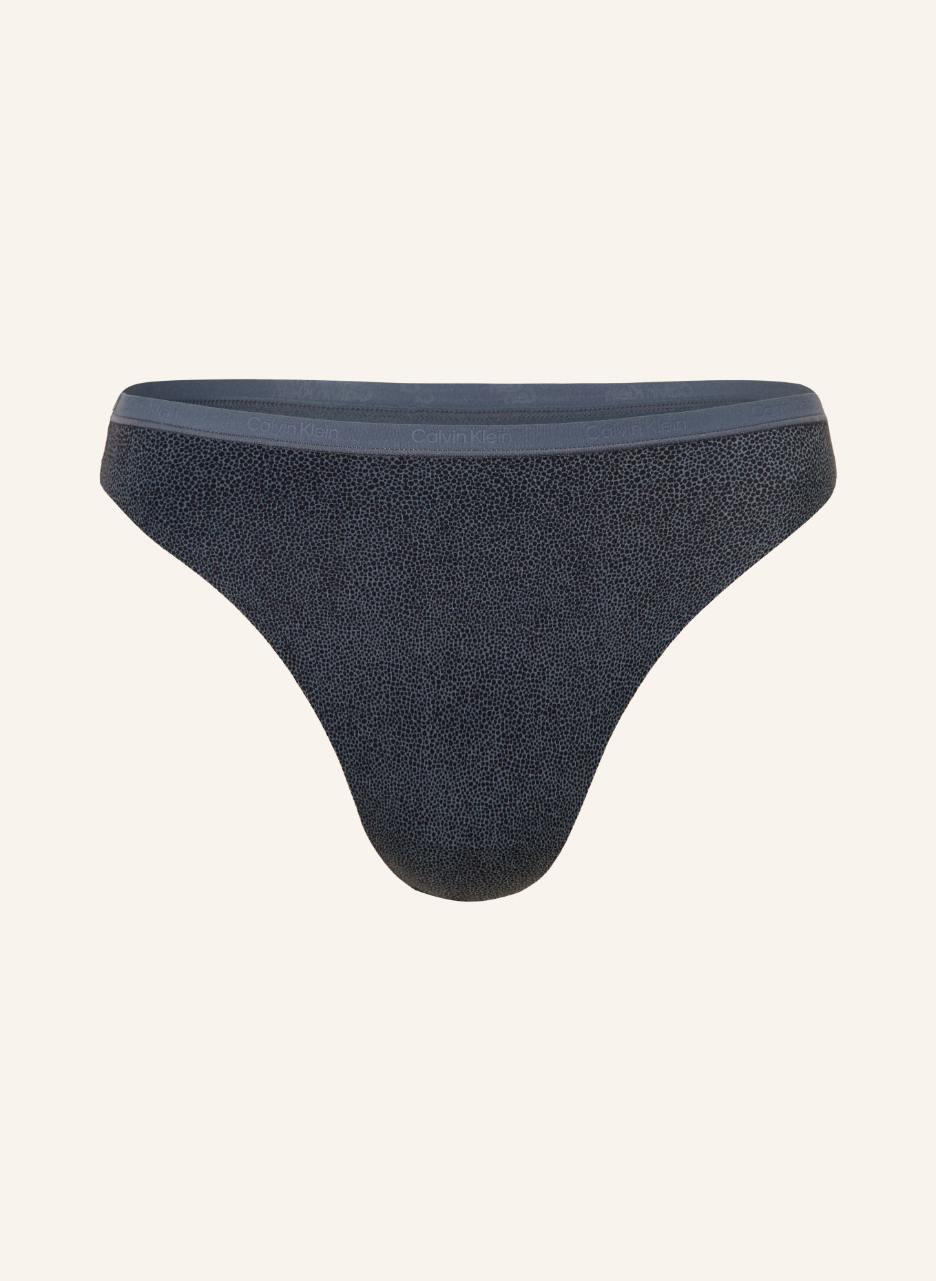 Calvin Klein String PERFECTLY FIT: DONKERGRIJS / GRIJS