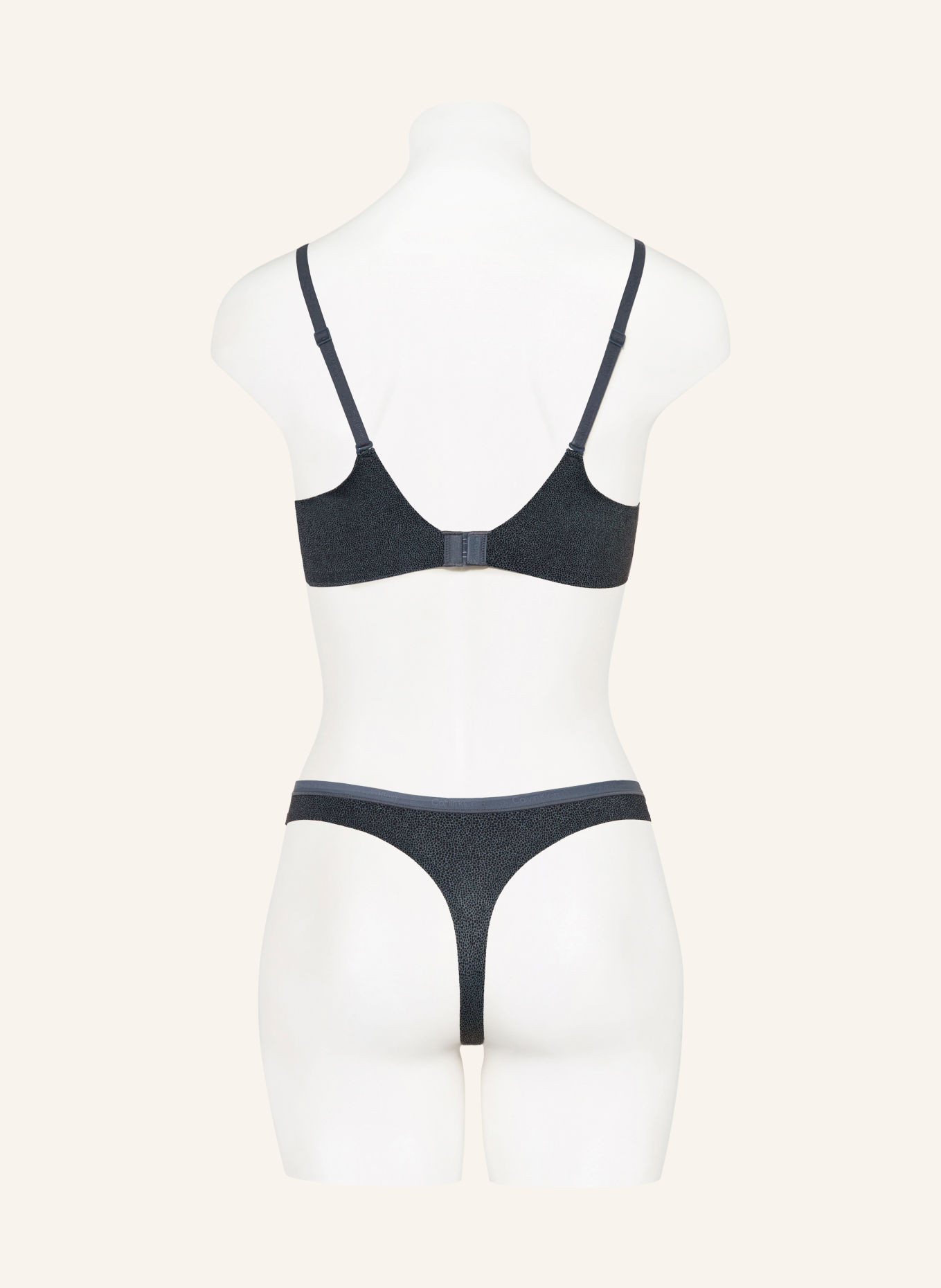 Calvin Klein String PERFECTLY FIT: DONKERGRIJS / GRIJS
