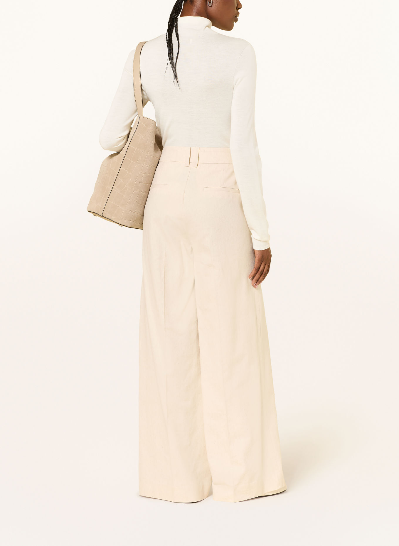 ALMADA LABEL Rollkragenpullover FARRA aus Cashmere: CREME