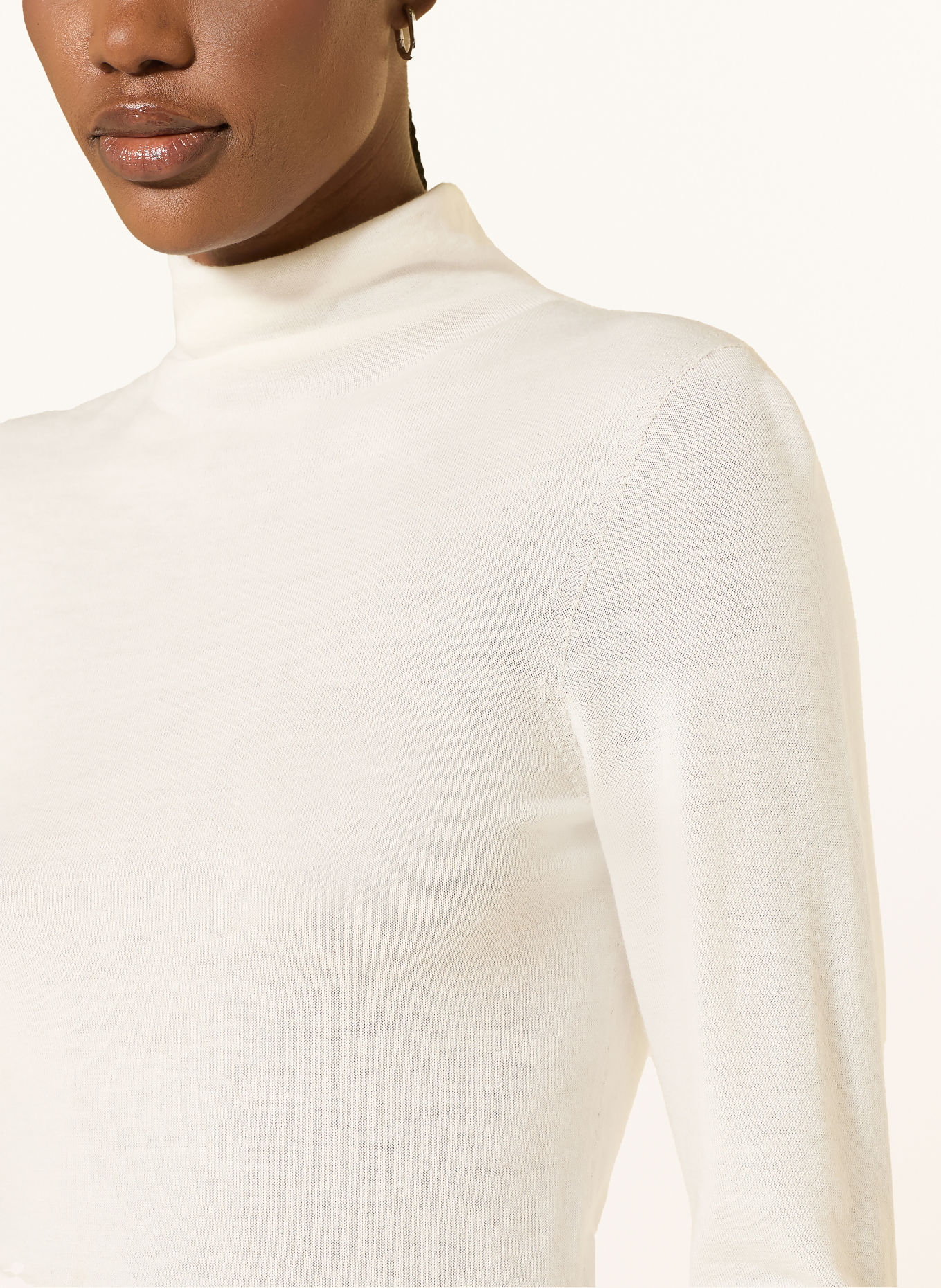 ALMADA LABEL Rollkragenpullover FARRA aus Cashmere: CREME