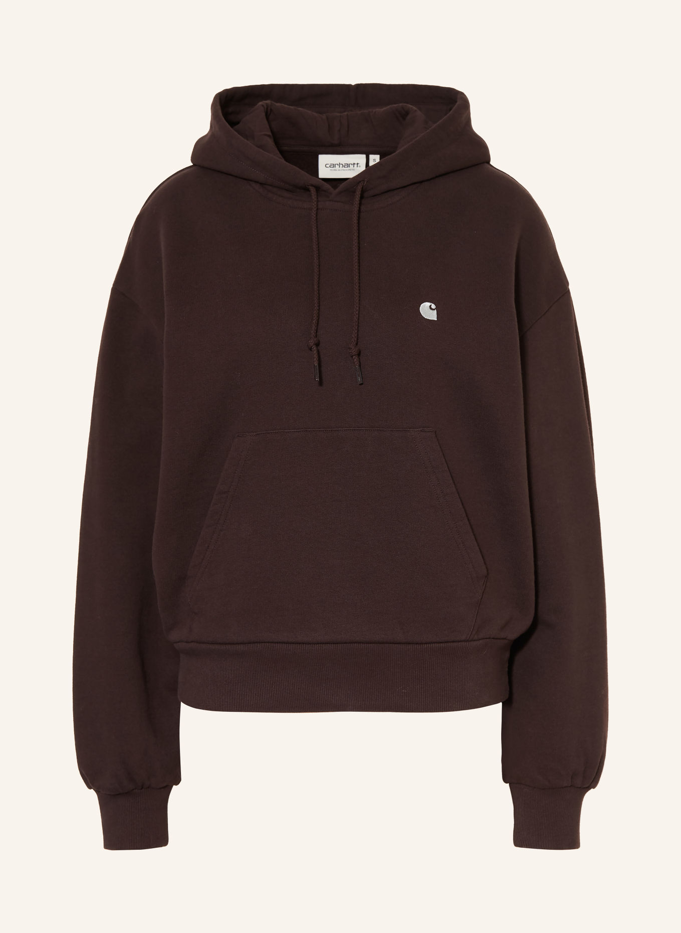 carhartt WIP CASEY hoodie: DARK BROWN