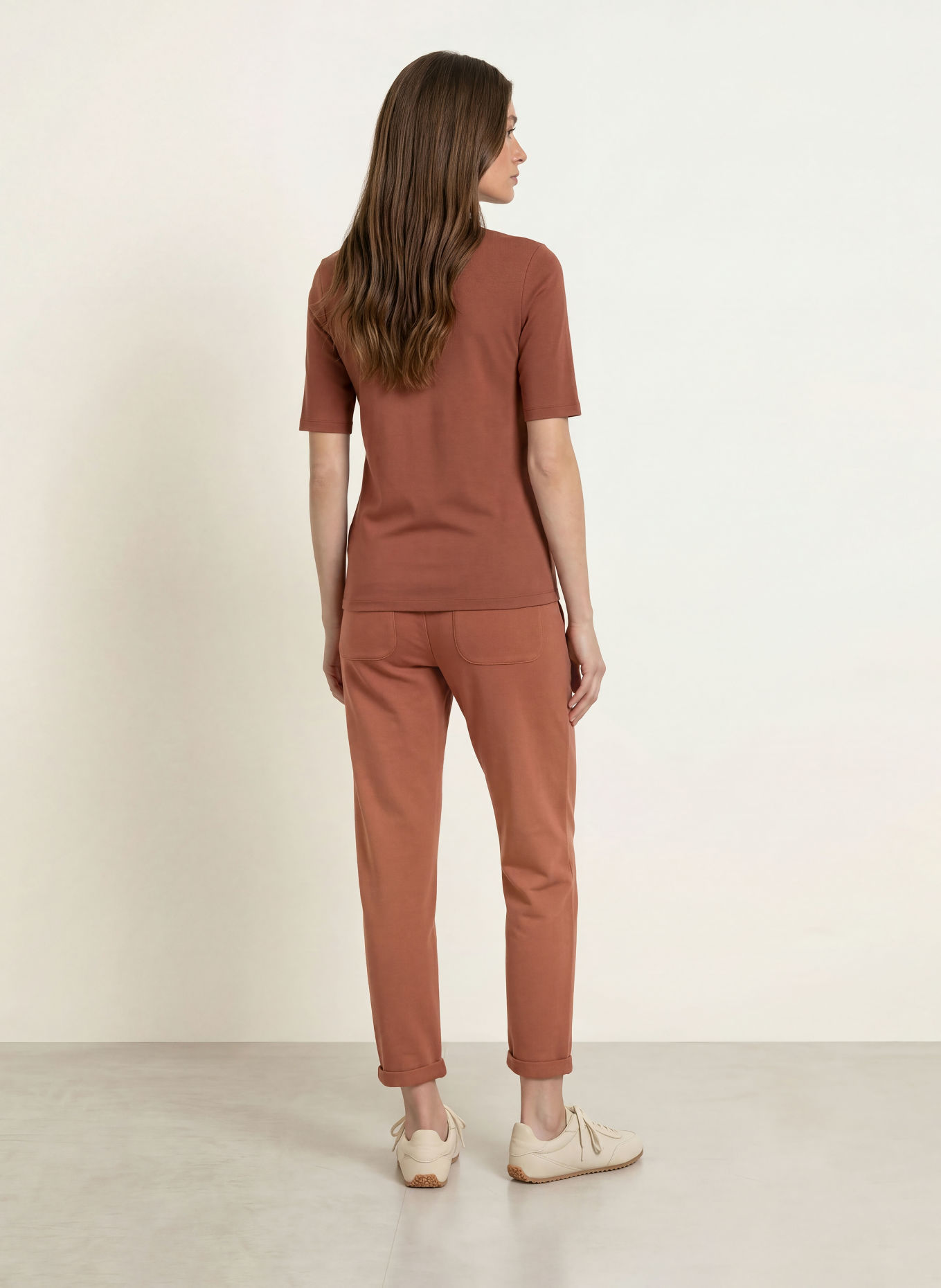 Juvia joggingbroek: LICHTBRUIN