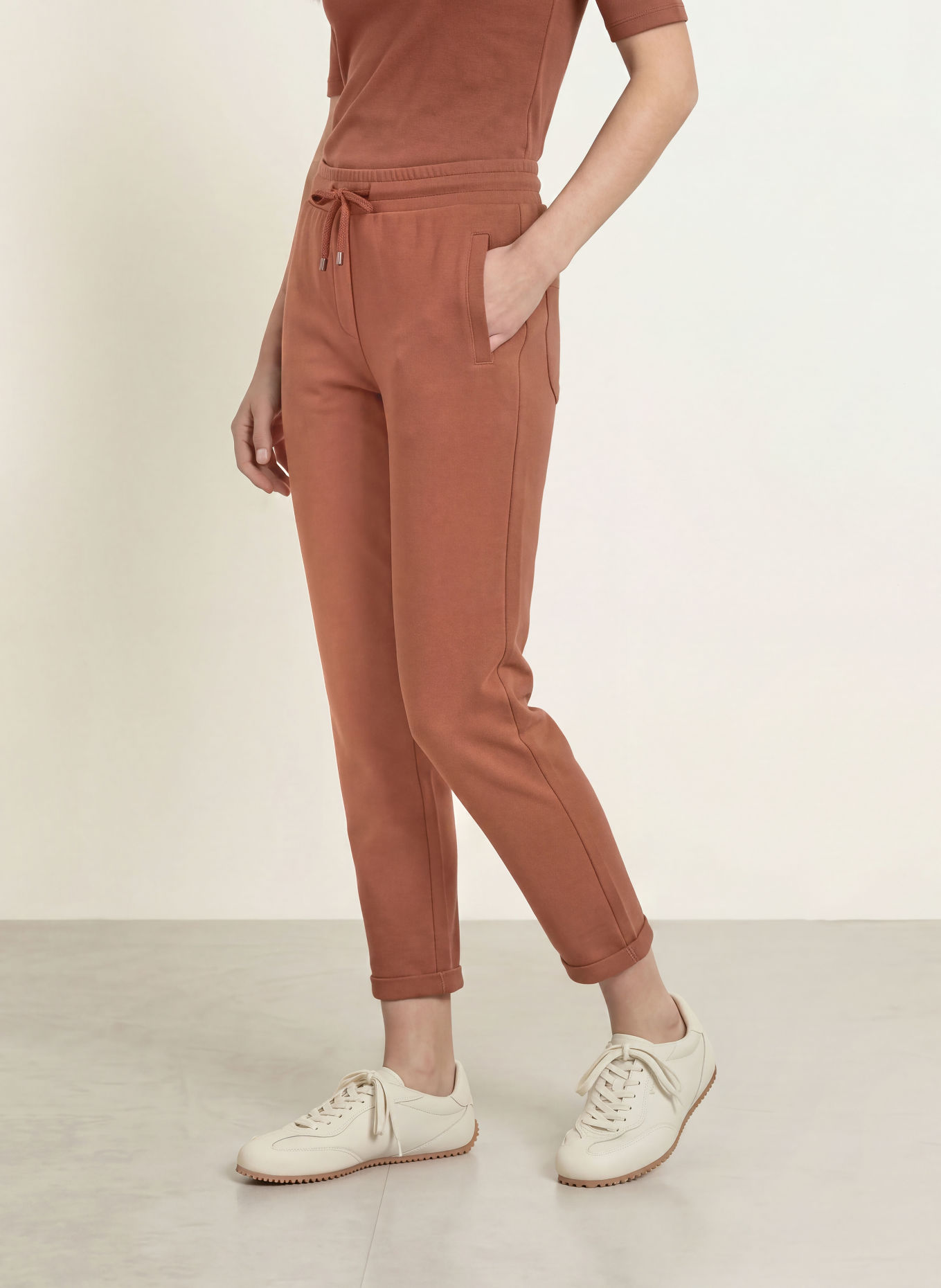 Juvia joggingbroek: LICHTBRUIN
