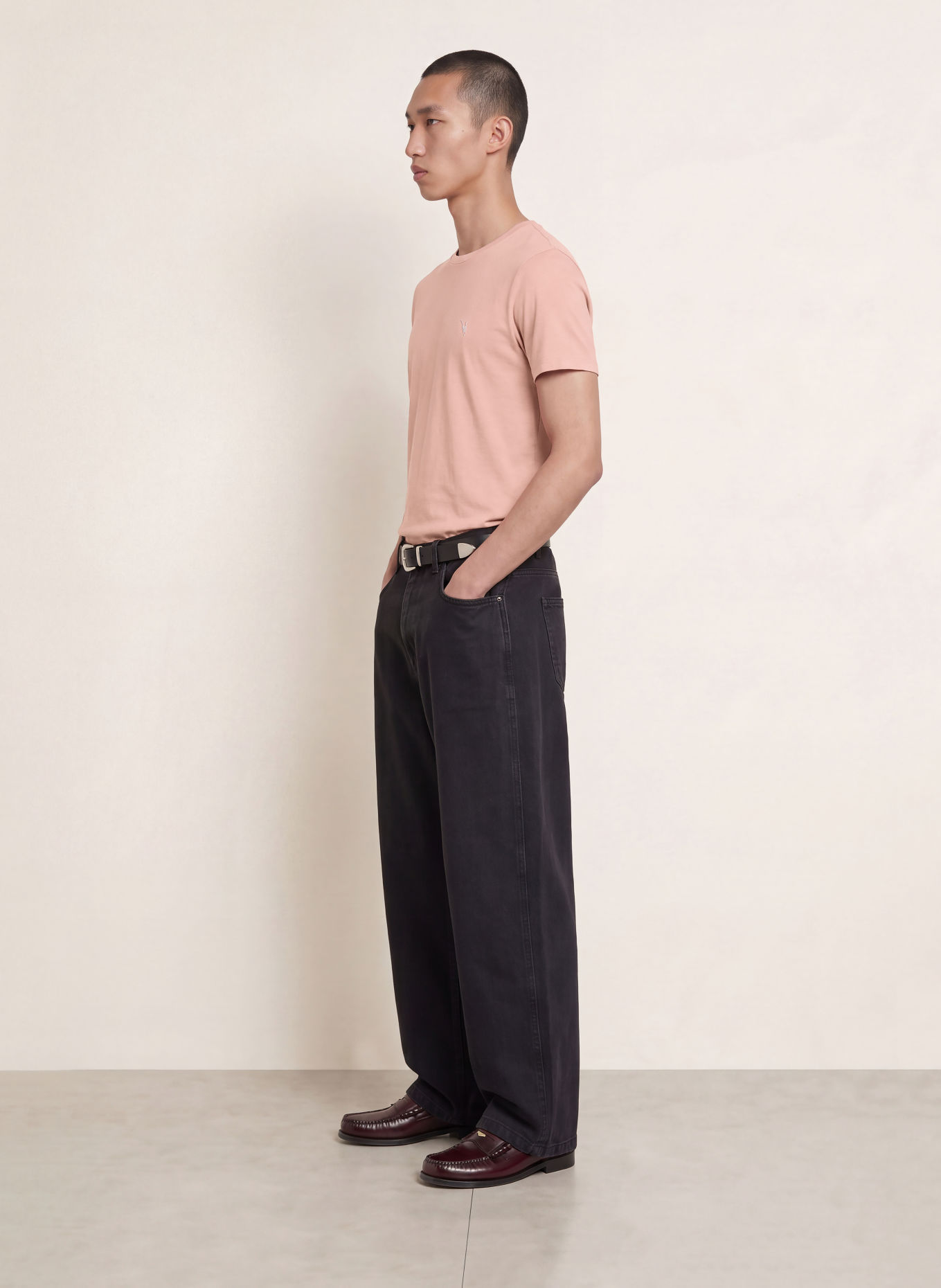 ALLSAINTS T-shirt TONIC: VIEUX ROSE