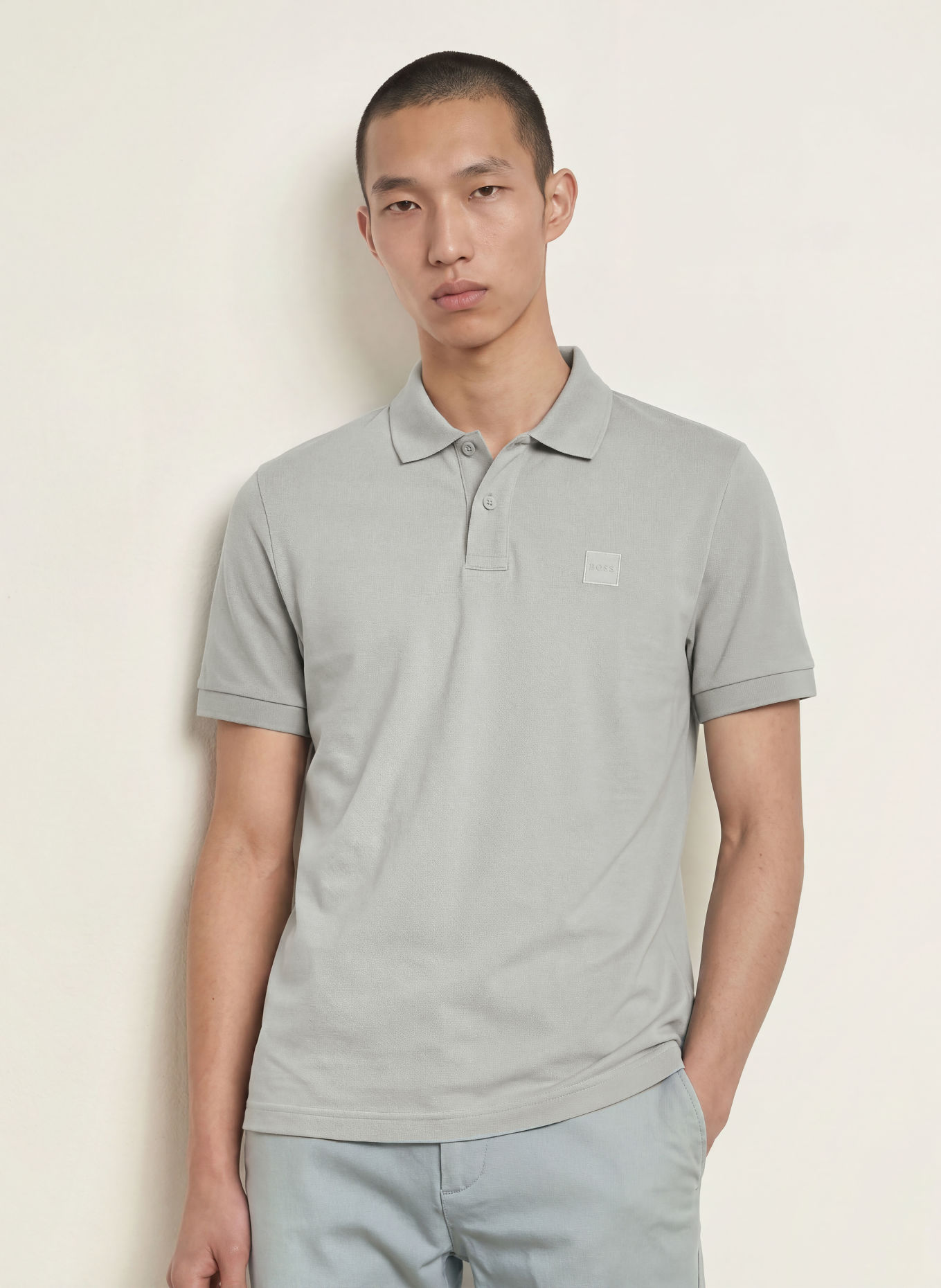 BOSS Jersey-Poloshirt PASSENGER: HELLBLAU