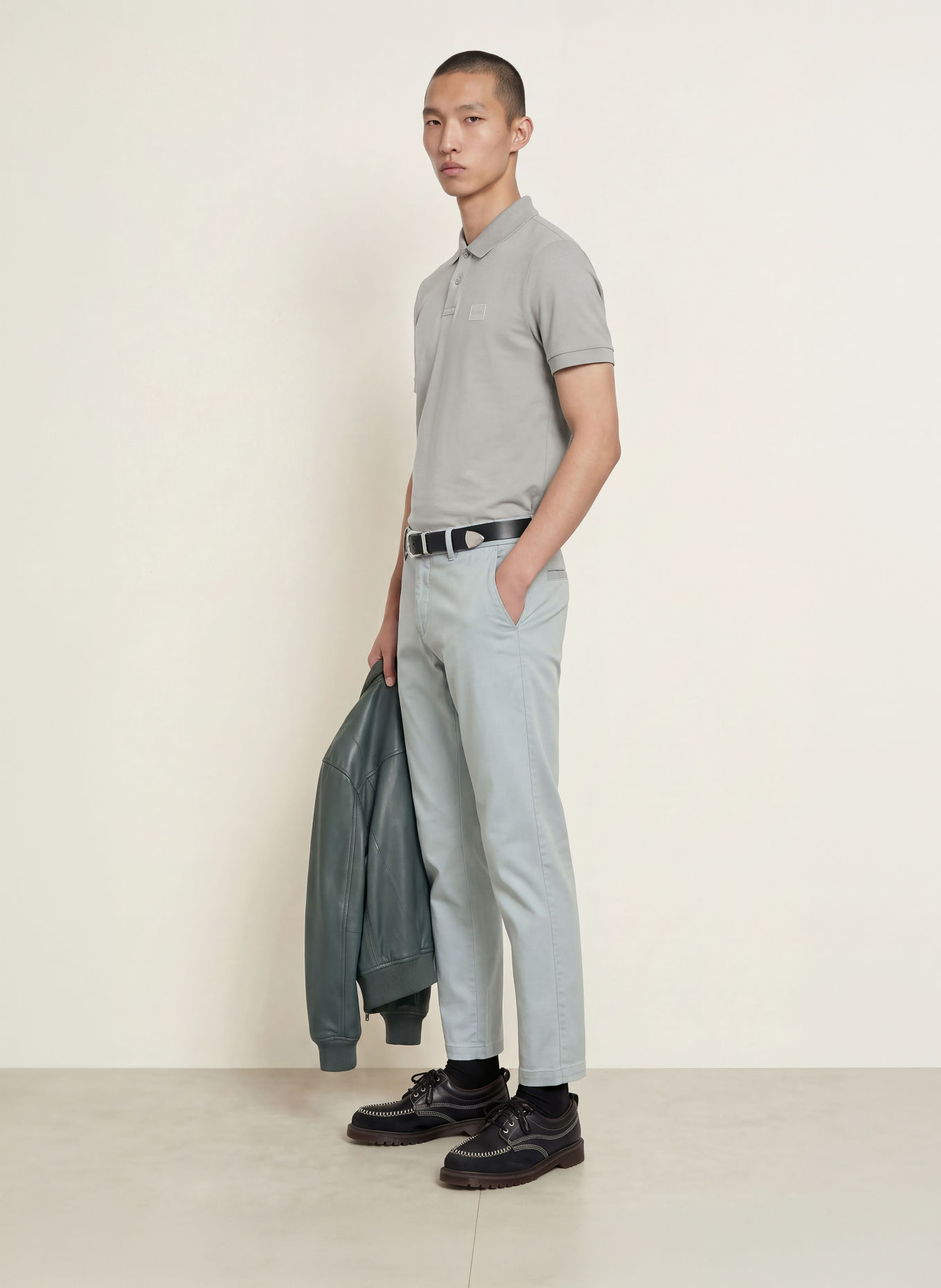 BOSS Jersey-Poloshirt PASSENGER: HELLBLAU