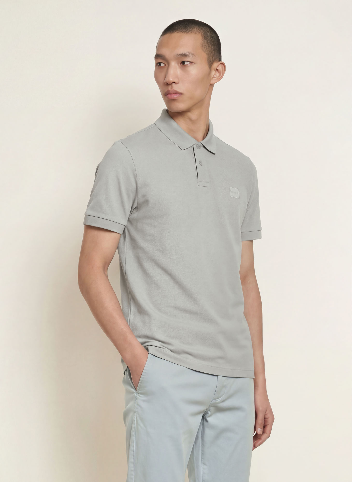 BOSS Jersey-Poloshirt PASSENGER: HELLBLAU