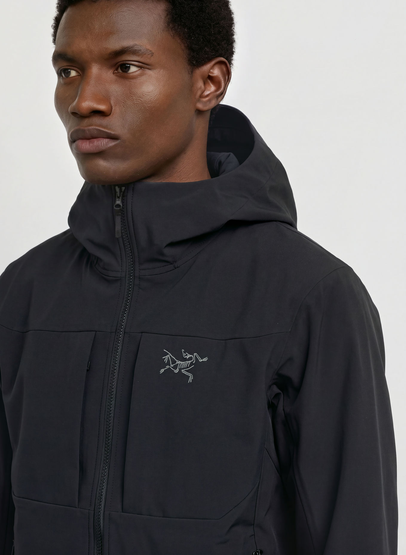ARC'TERYX Softshell-Jacke GAMMA MX: SCHWARZ
