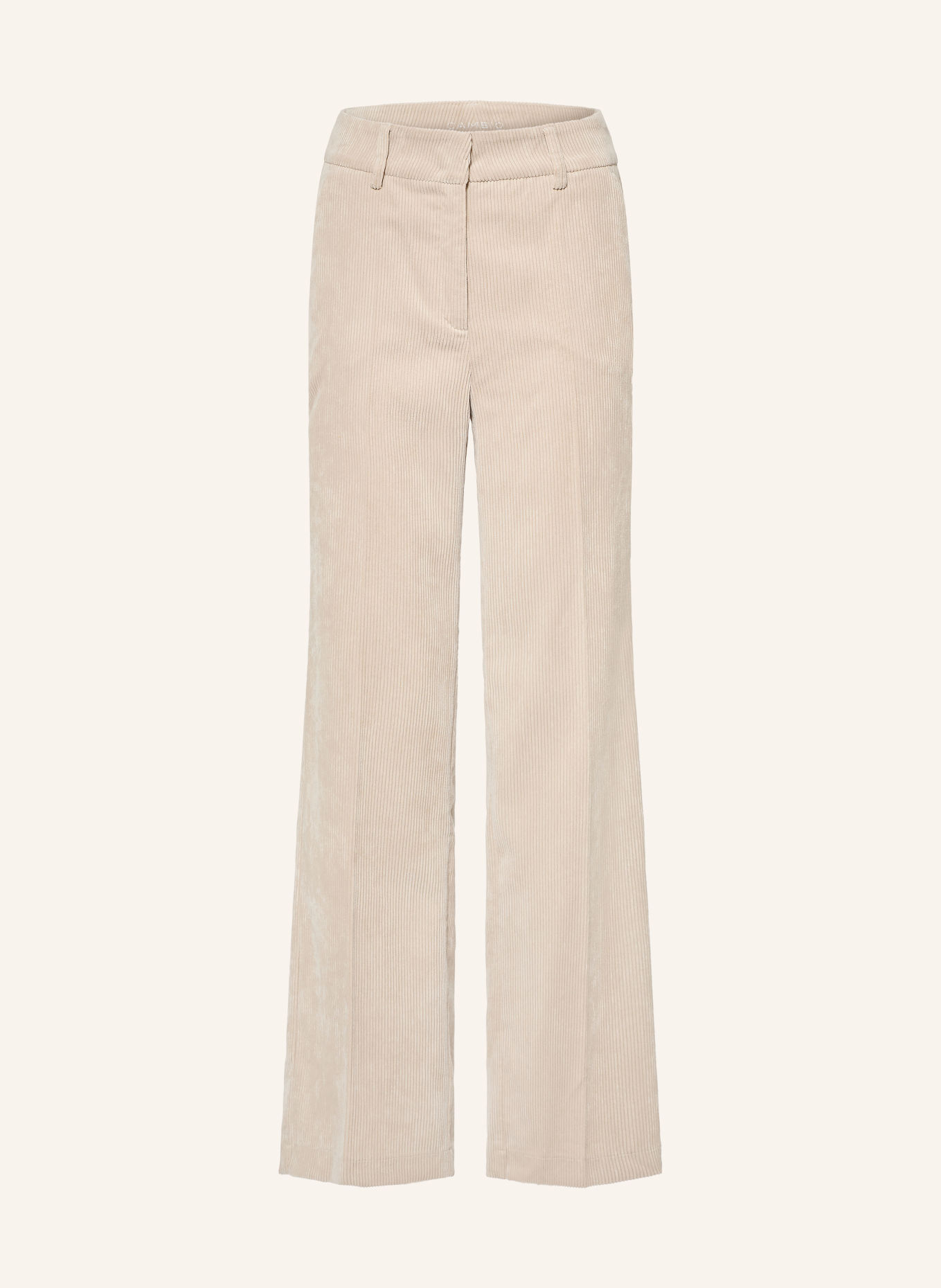 CAMBIO Marlenehose AMELIE aus Cord: BEIGE