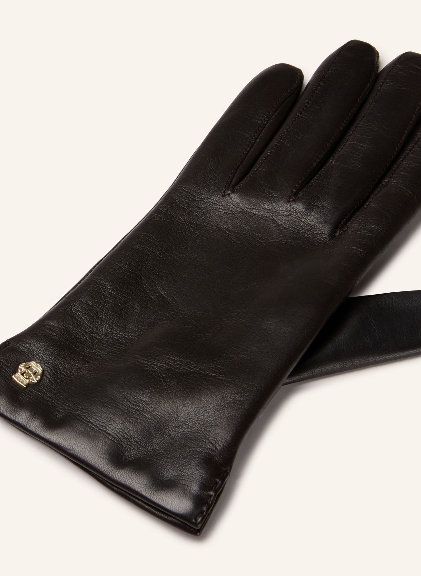 ROECKL Leren handschoenen EDELKLASSIKER: ZWART
