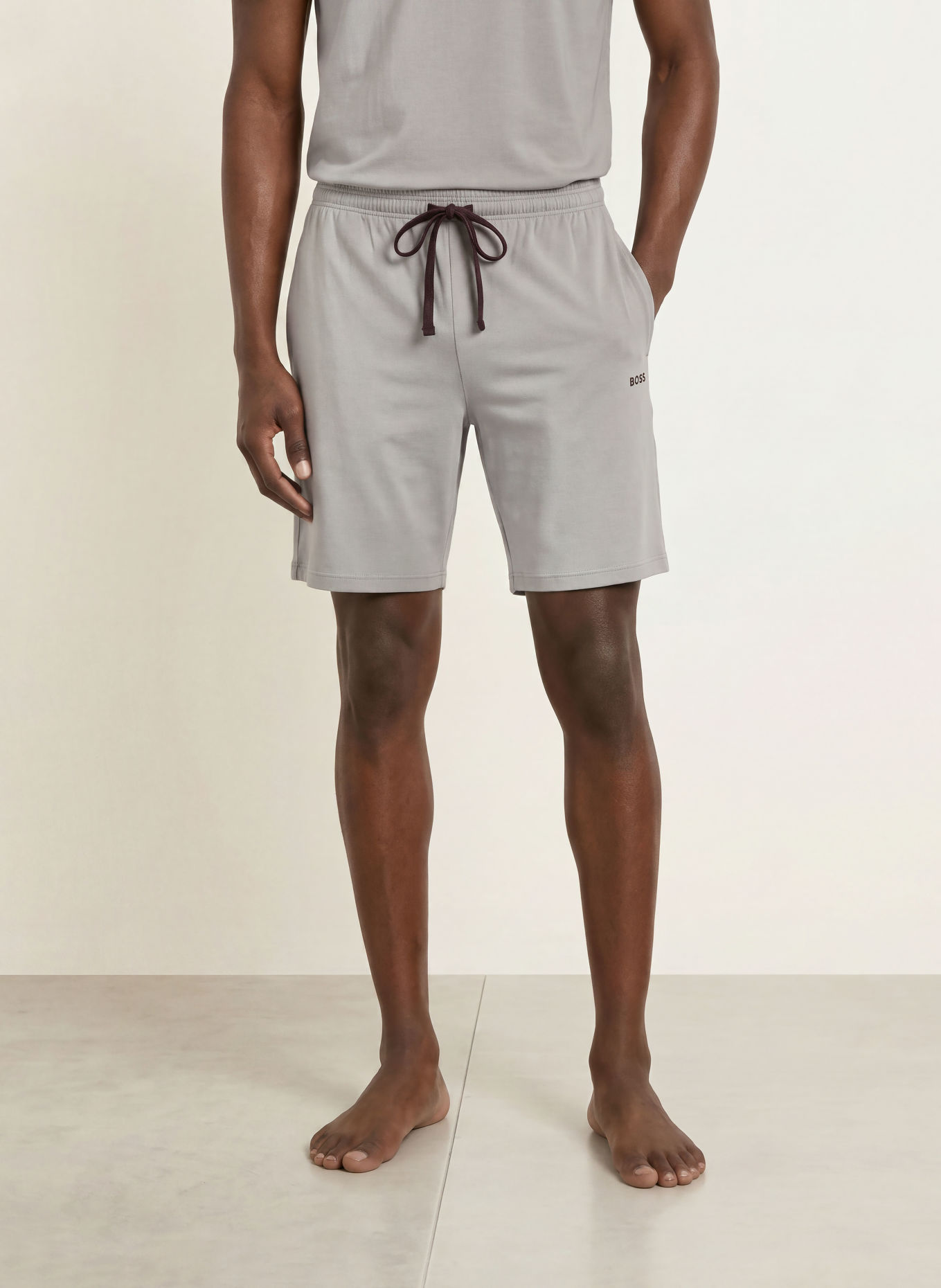 BOSS Lounge-shorts MIX&MATCH: LYSEGRØN