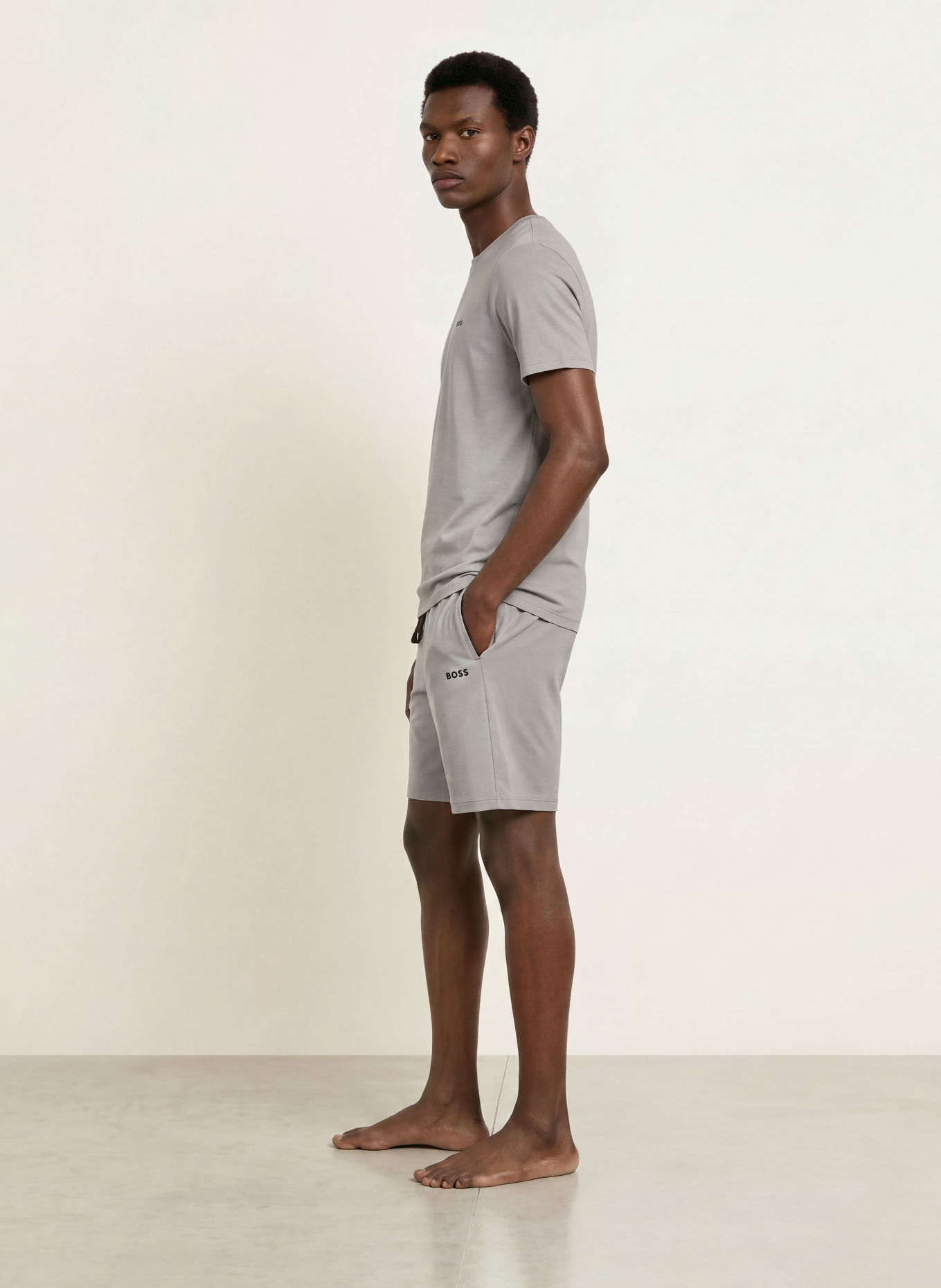 BOSS Lounge-shorts MIX&MATCH: LYSEGRØN