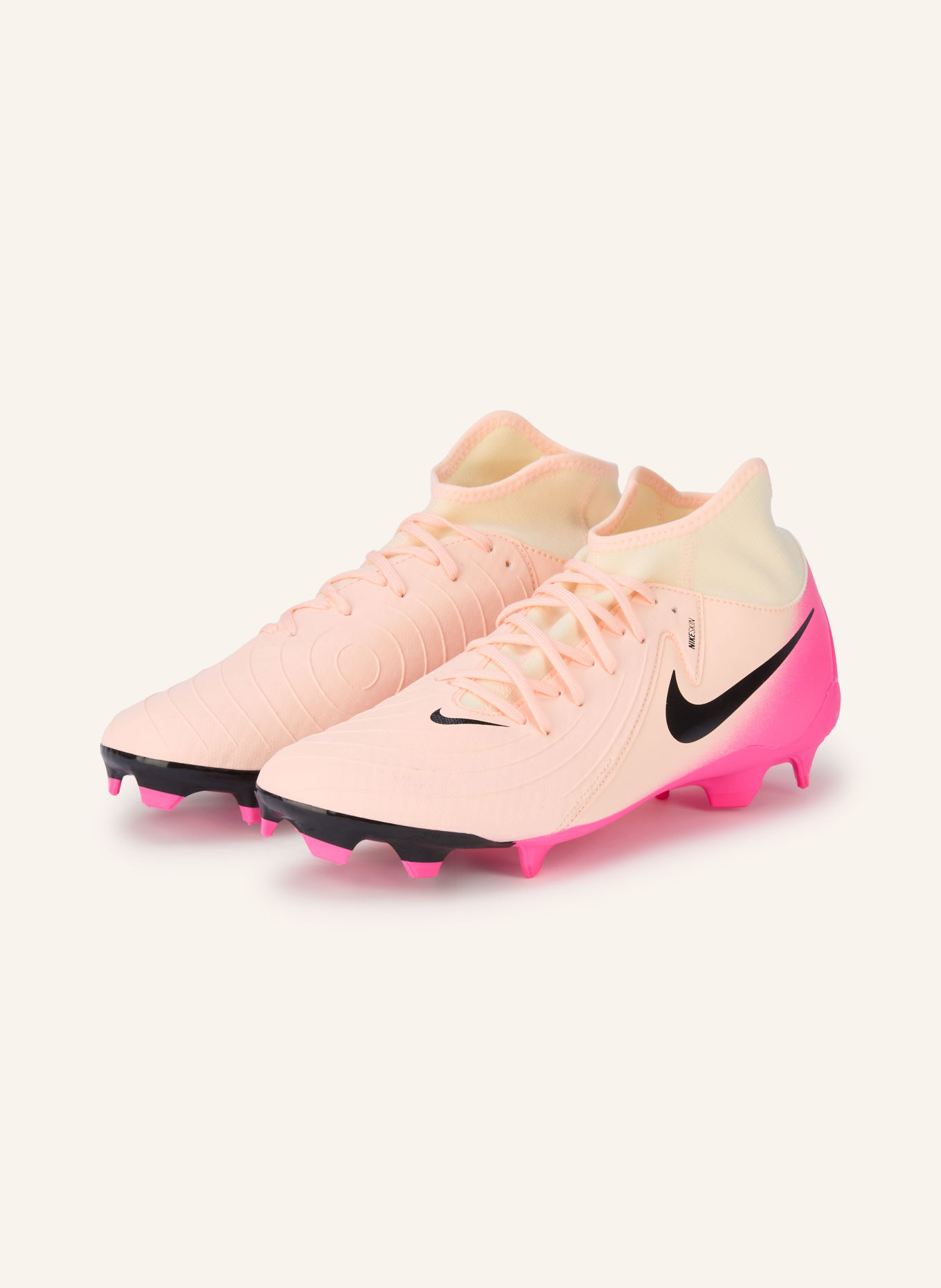 Nike Fußballschuhe PHANTOM LUNA II ACADEMY FG/MG: HELLROSA / NEONPINK / SCHWARZ