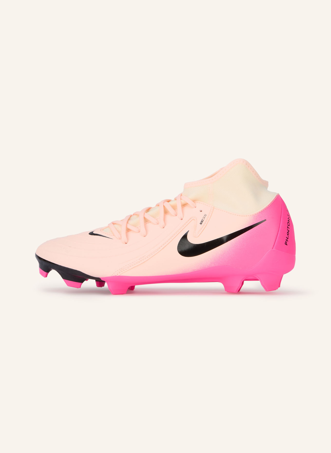 Nike Fußballschuhe PHANTOM LUNA II ACADEMY FG/MG: HELLROSA / NEONPINK / SCHWARZ