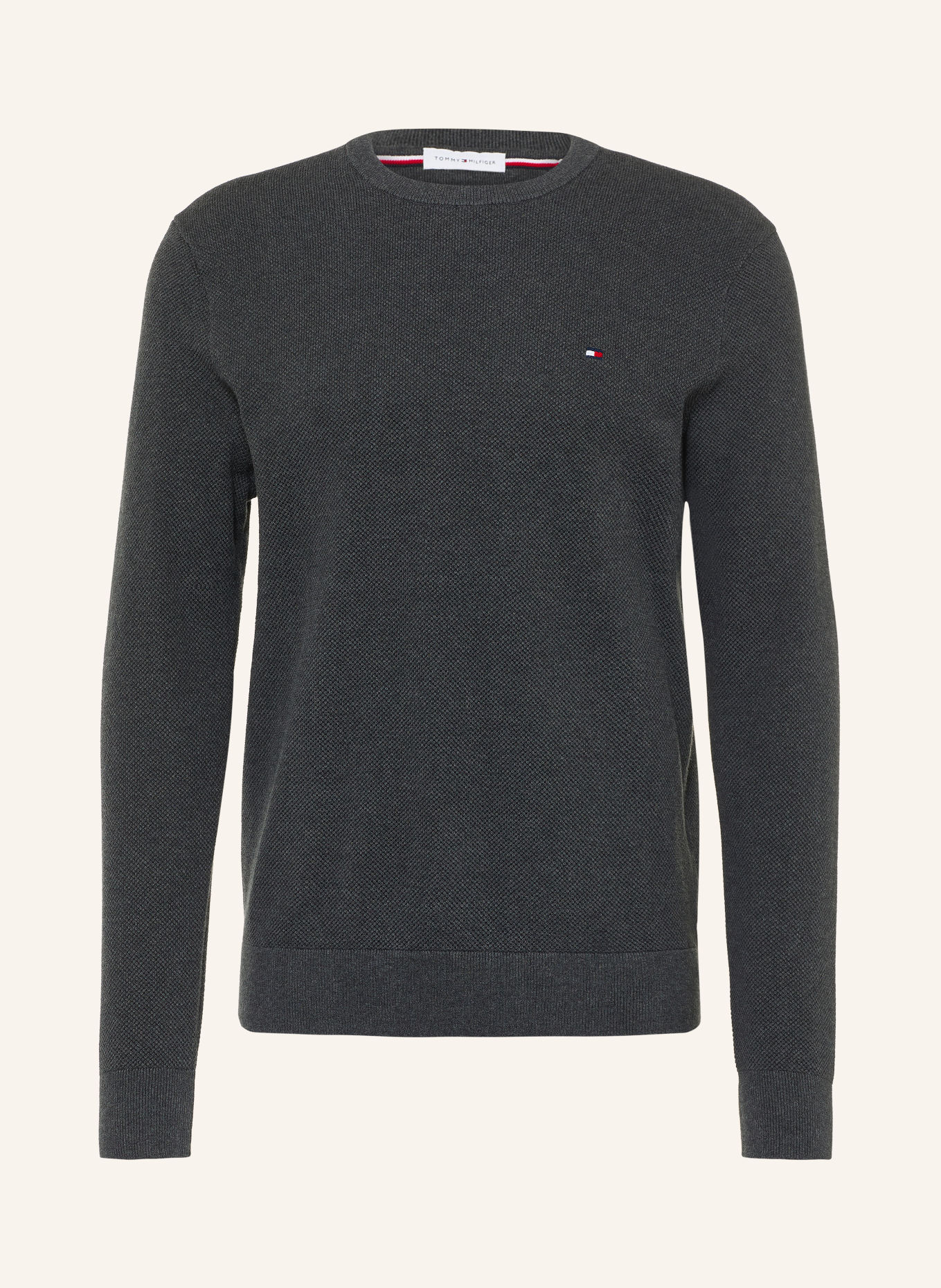 TOMMY HILFIGER Pullover: DUNKELGRAU