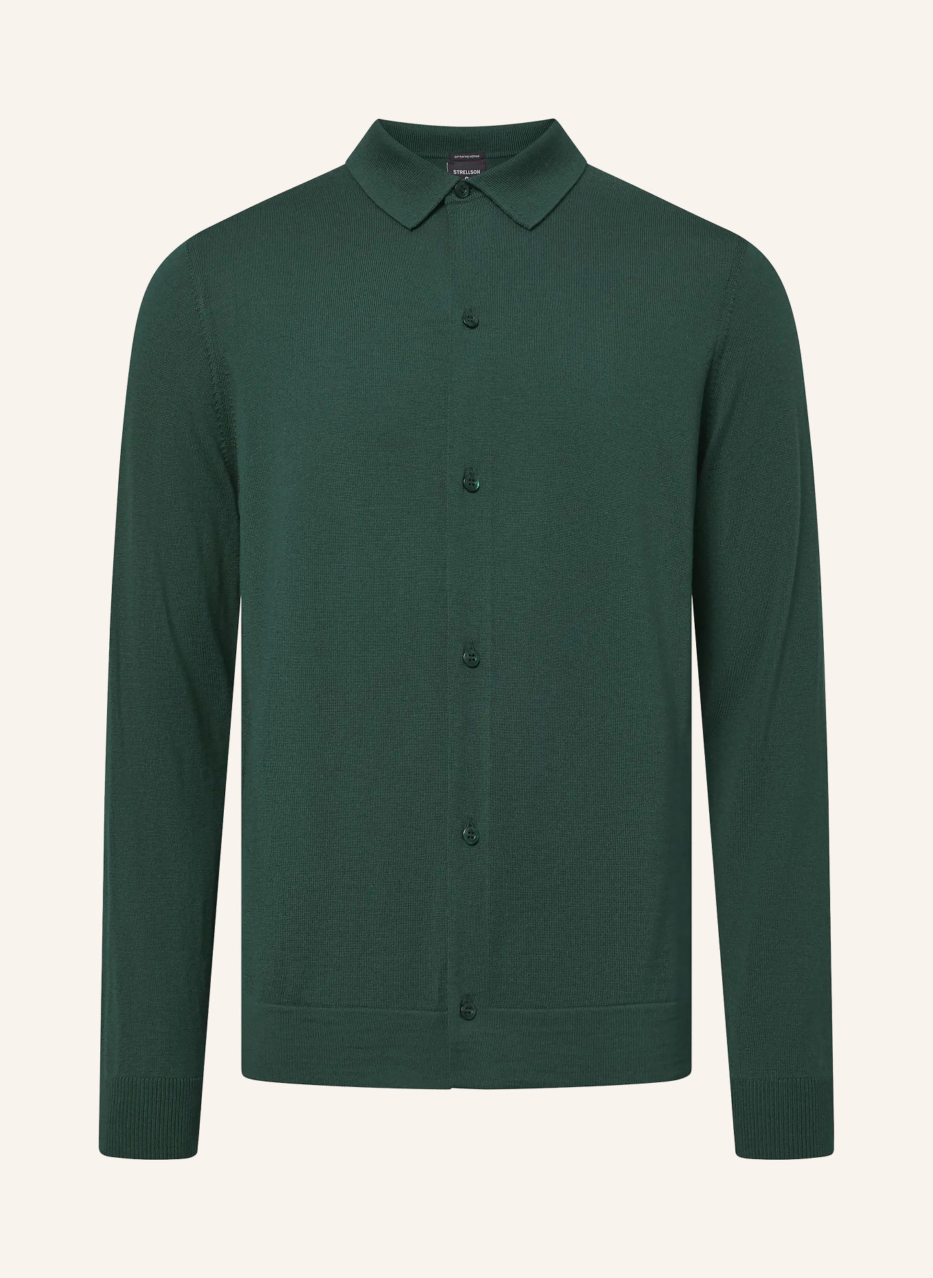 STRELLSON Cardigan MAREK: DARK GREEN